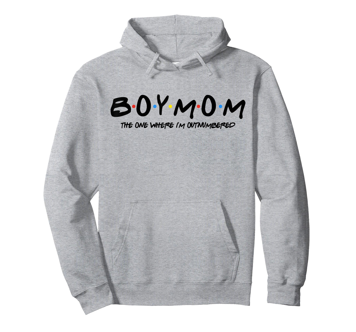 Boy With Mom The One Where I'm Outnumbered Funny Vintage T-Shirt