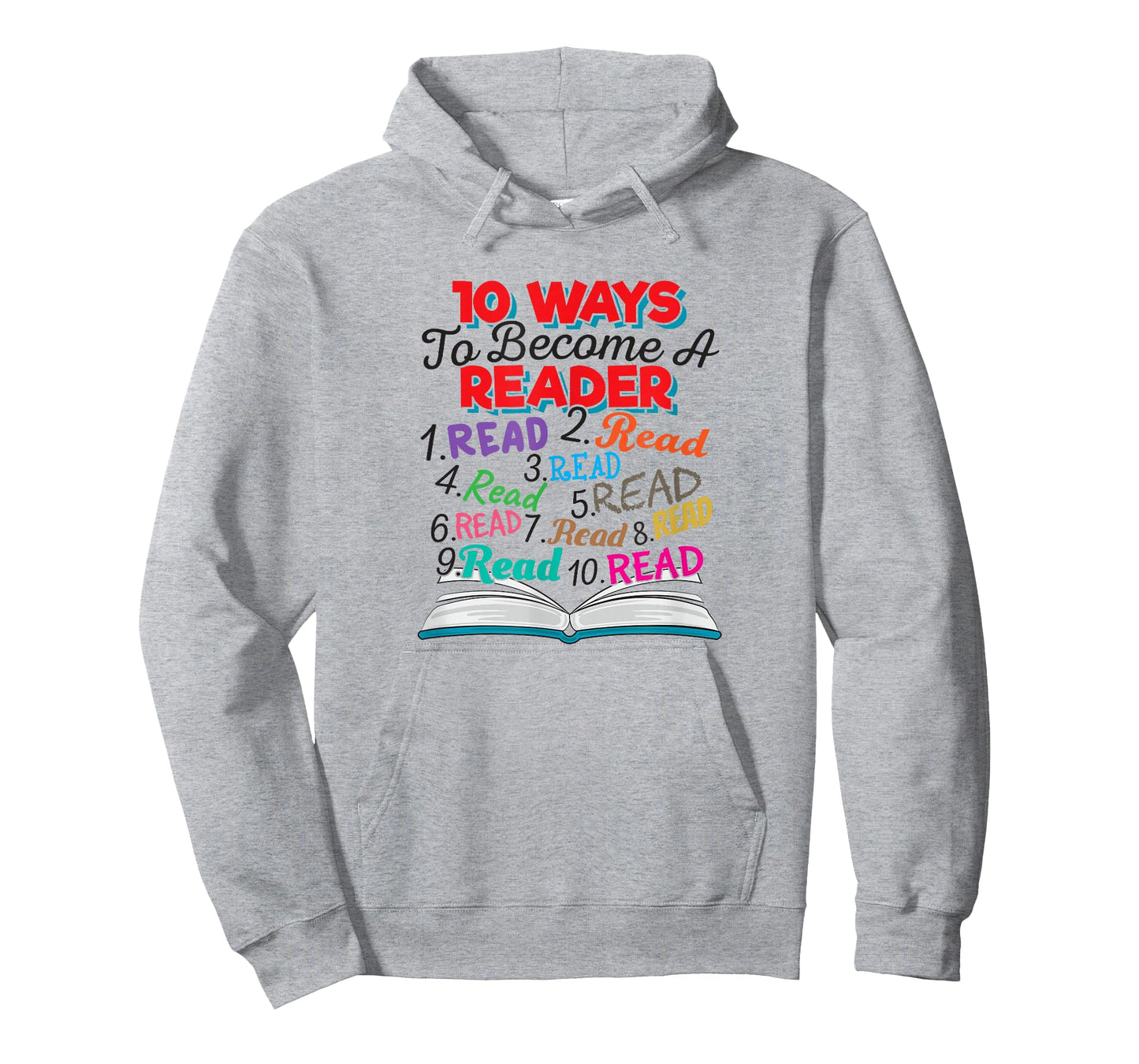 Book Lover 10 Ways to Become a Reader Quote T-Shirt
