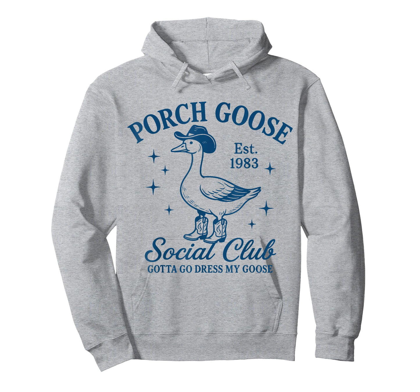 Porch Goose Cowboy Silly Goose Social Club T-Shirt
