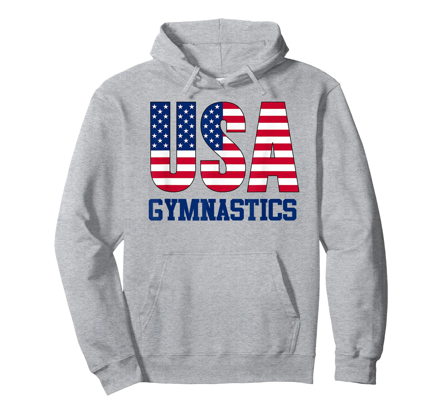 USA with American Flag Gymnastics Sports T-Shirt