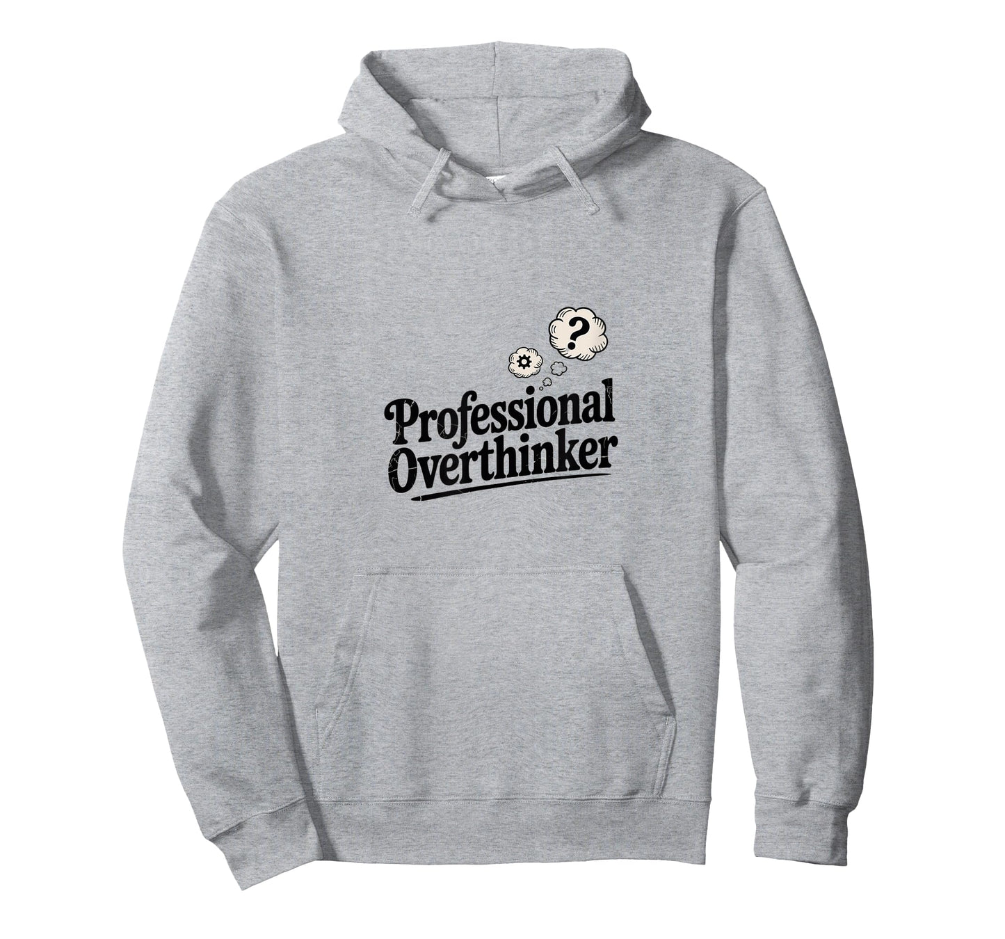 Professional Overthinker Funny Sarcastic Quote T-Shirt