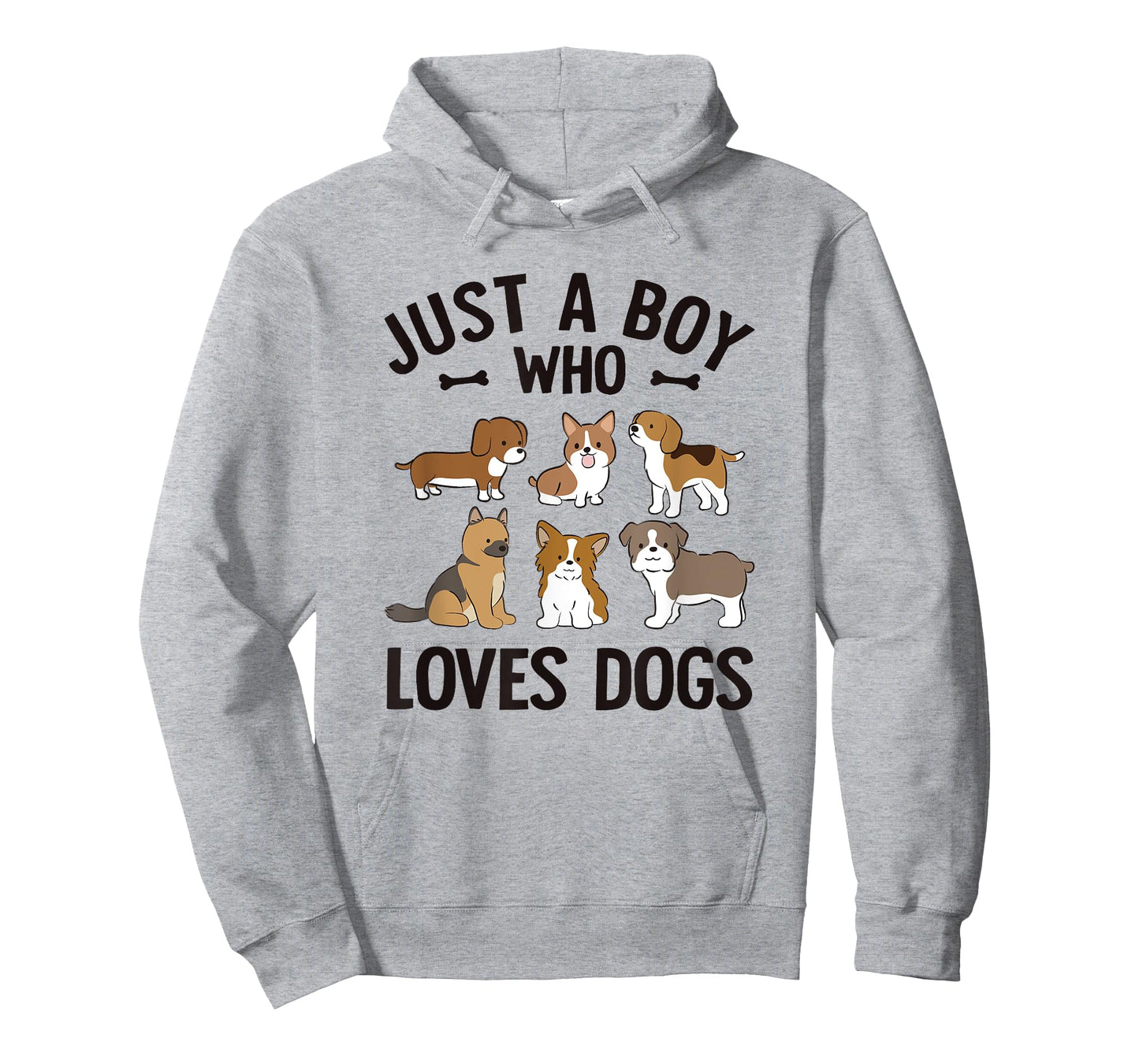 Just A Boy Who Loves Dogs Boys Toddler Puppy Dog Lover T-Shirt
