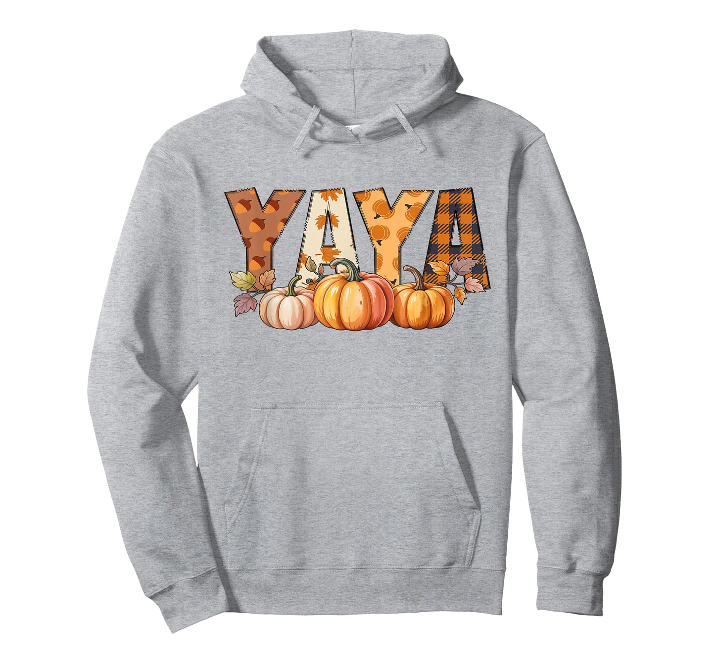 Yaya with Pumpkins Fall Celebration Design for Autumn Fun T-Shirt