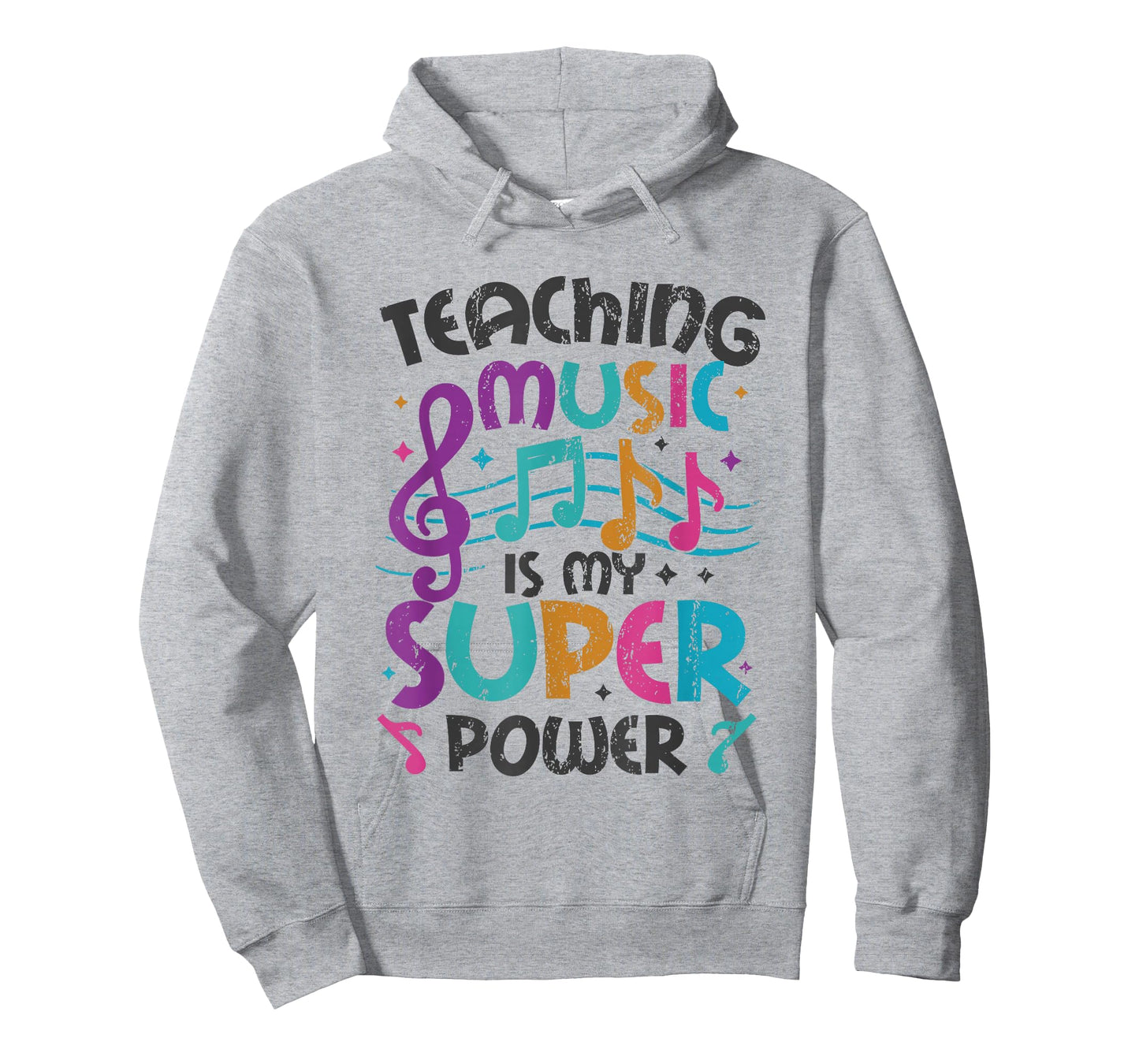 Teaching Music Is My Superpower Music Teacher T-Shirt