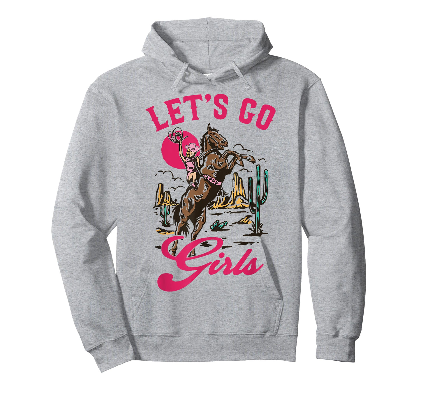 Let's Go Girls Western Desert Cowgirl Bachelorette Matching T-Shirt