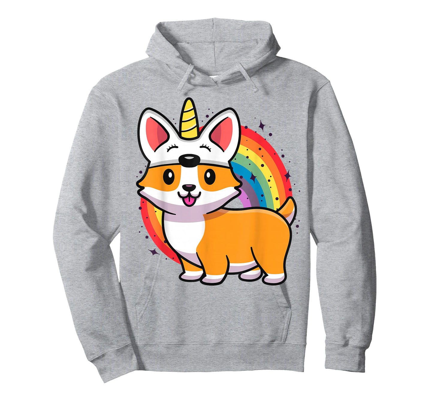 Corgicorn Unicorn Corgi for Kids Funny Rainbow Corgi T-Shirt