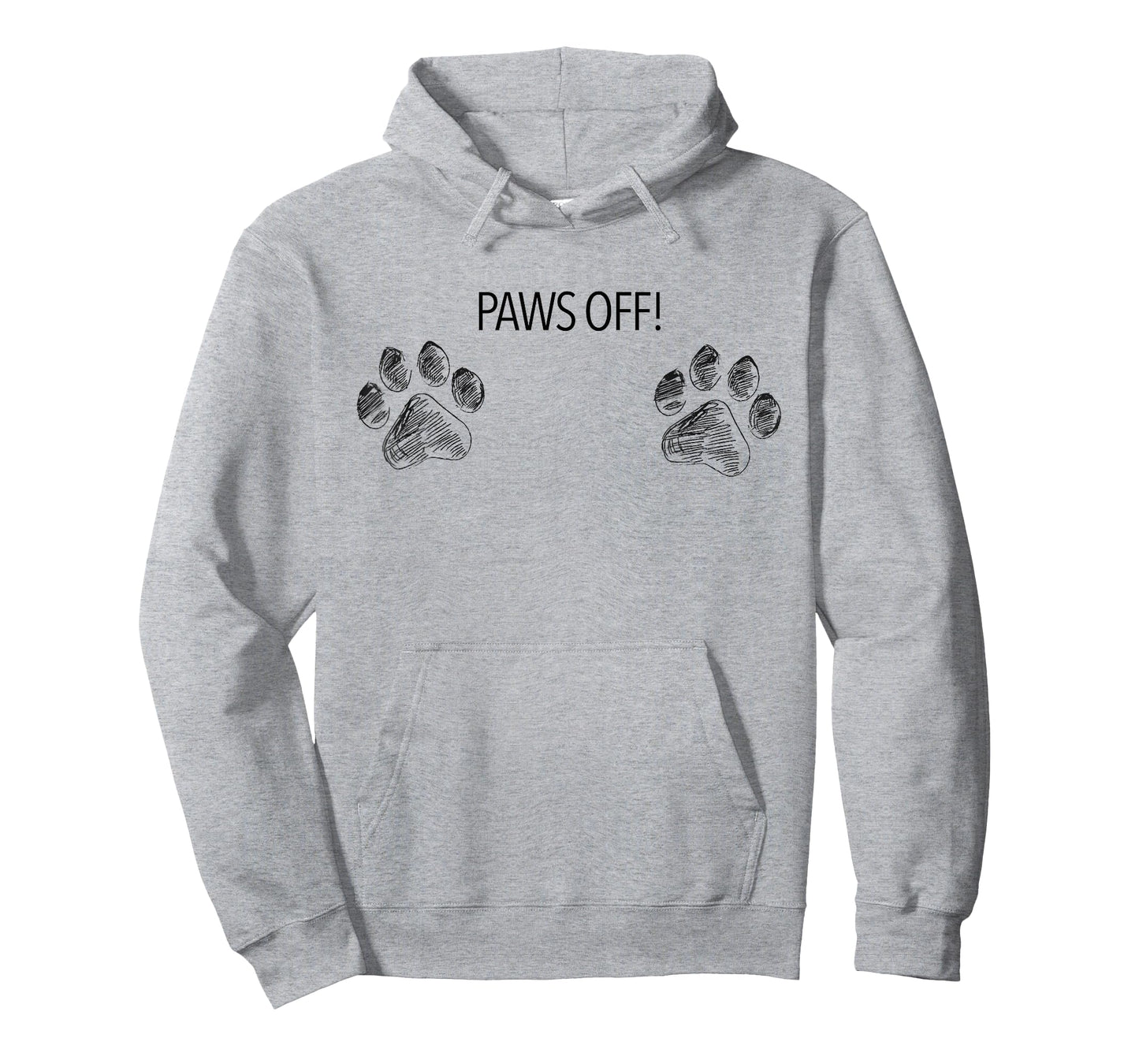 Paws Off Dog Paw Prints Boobies Dog Mom Life T-Shirt T-Shirt