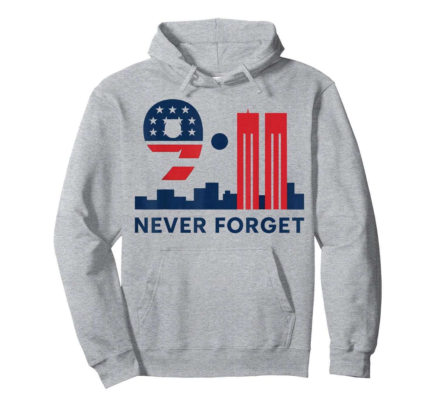 Never Forget September 11 2001 Memorial Day American Flag T-Shirt