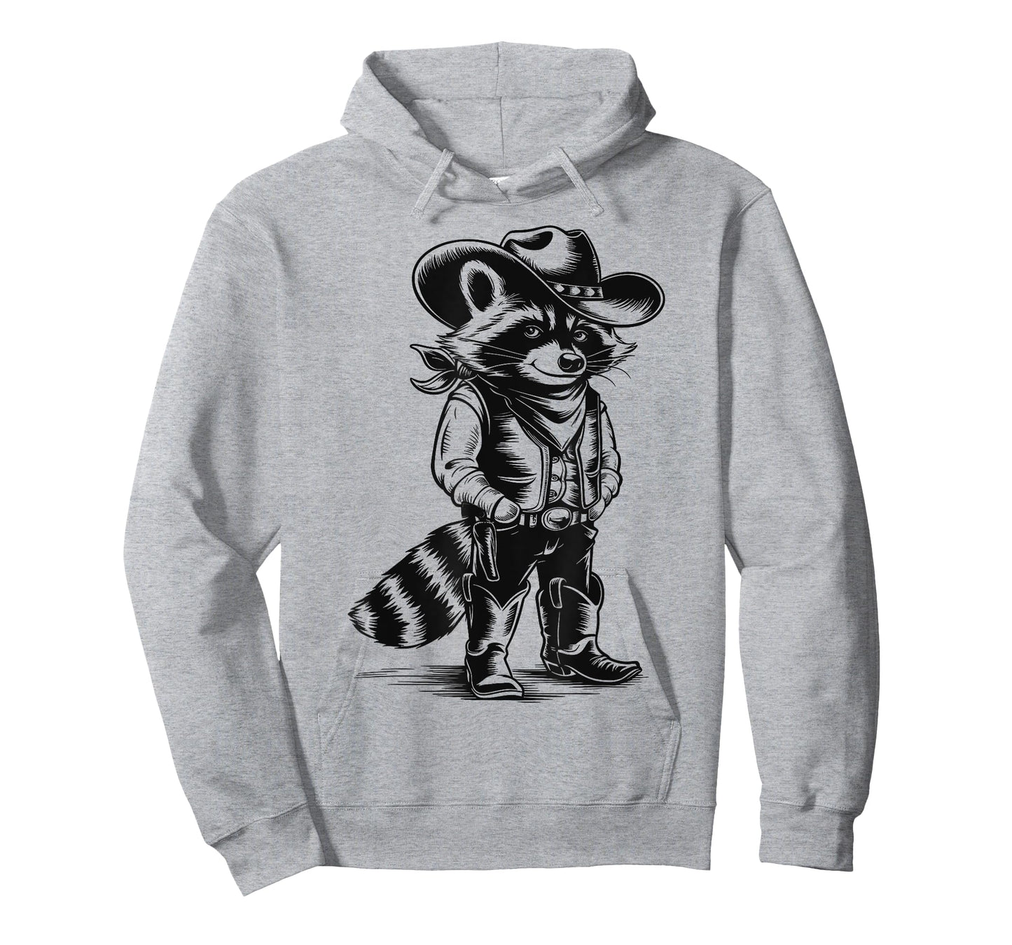 Raccoon Cowboy Cowgirl Western Country Gifts For Men Women T-Shirt