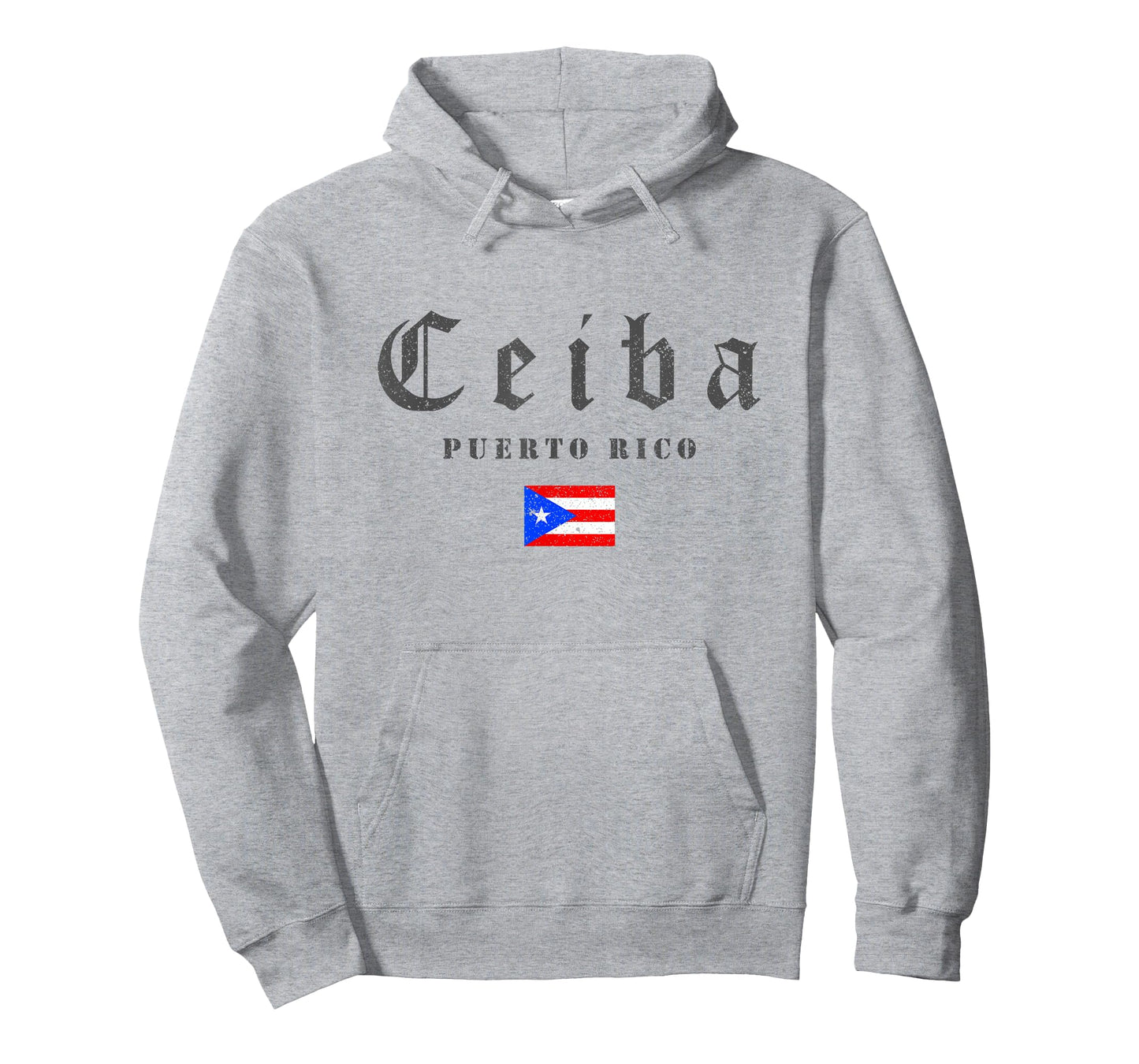 Vintage Ceiba Puerto Rico Flag Pride Home Root Travel T-Shirt