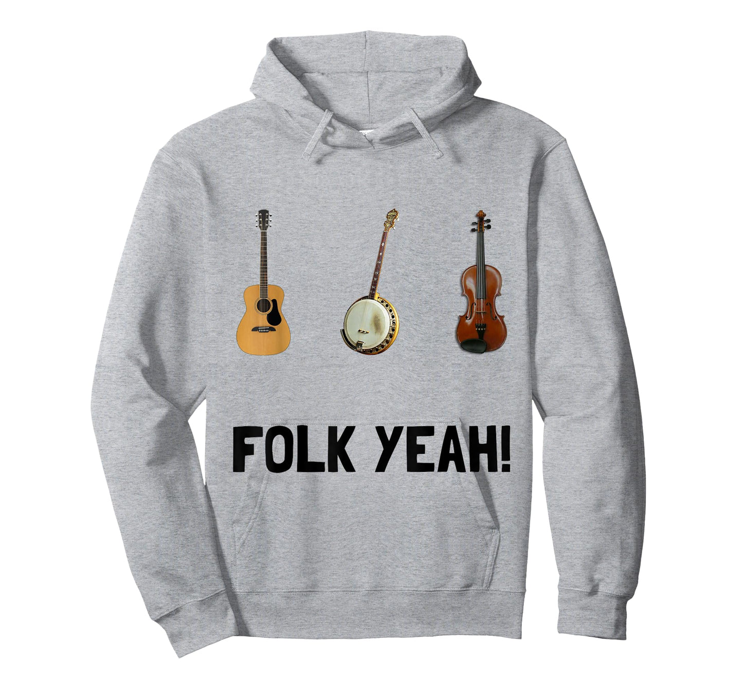 Folk Yeah Folk Music Fan Funny T-Shirt T-Shirt