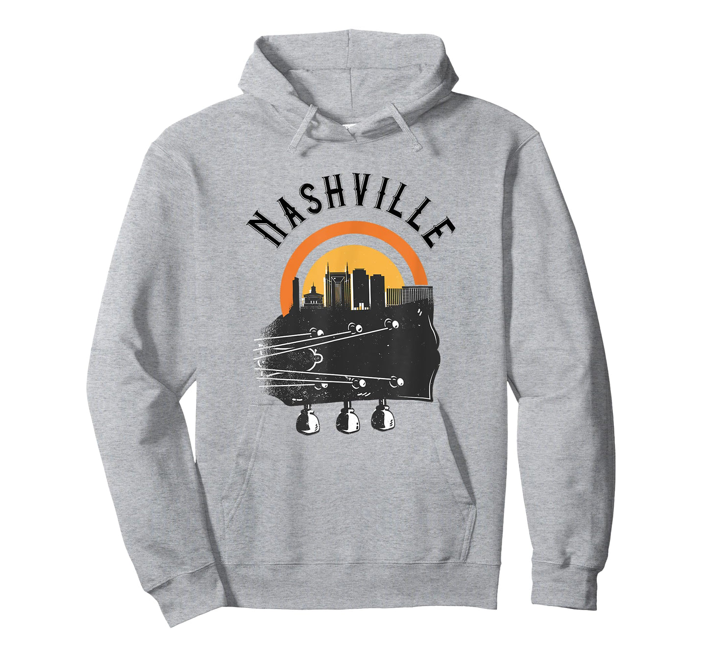 Nashville Cute / Love Country Music Guitar City Skyline T-Shirt