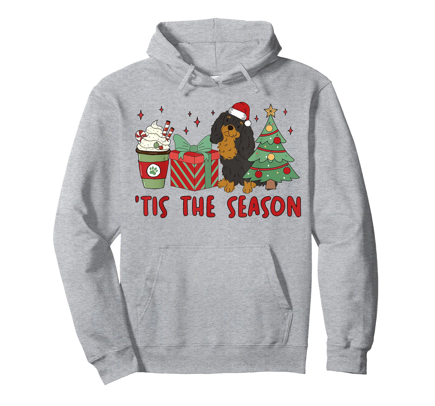 Cavalier King Charles Spaniel Christmas Tis The Season Dog T-Shirt