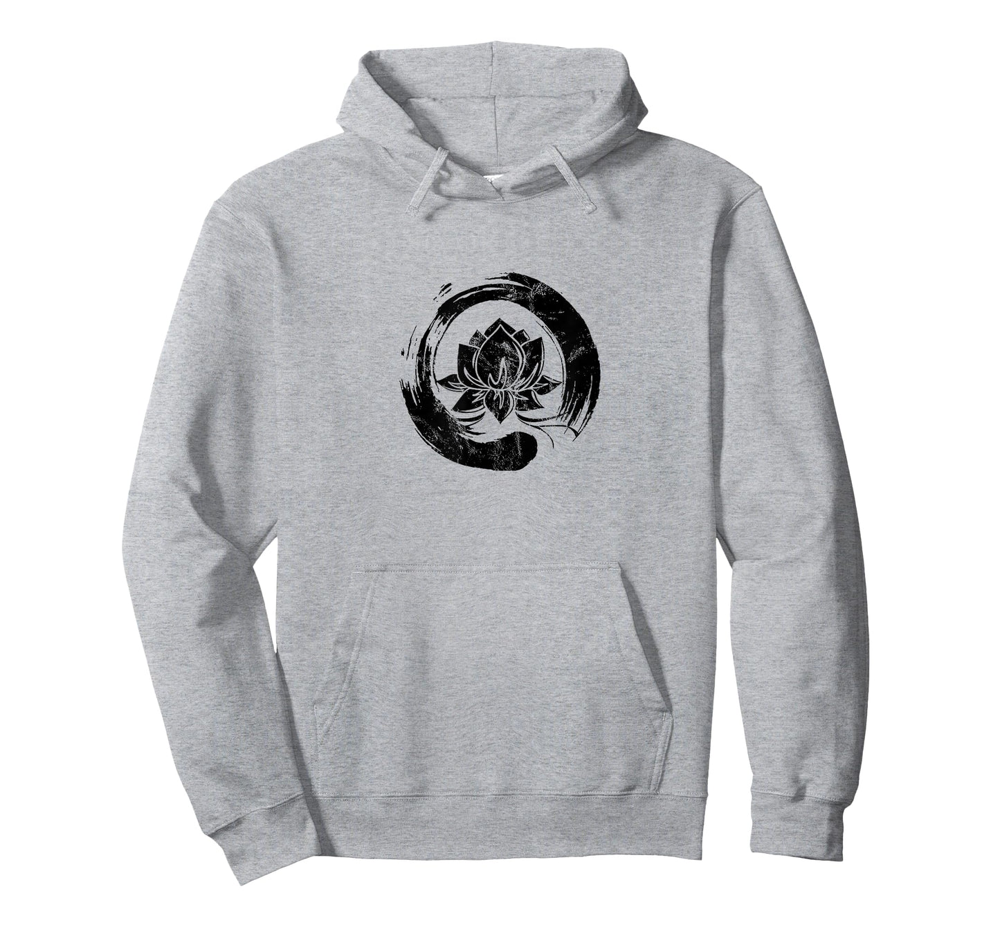 Enso Zen Circle of Enlightenment Lotus Vintage T-shirt T-Shirt