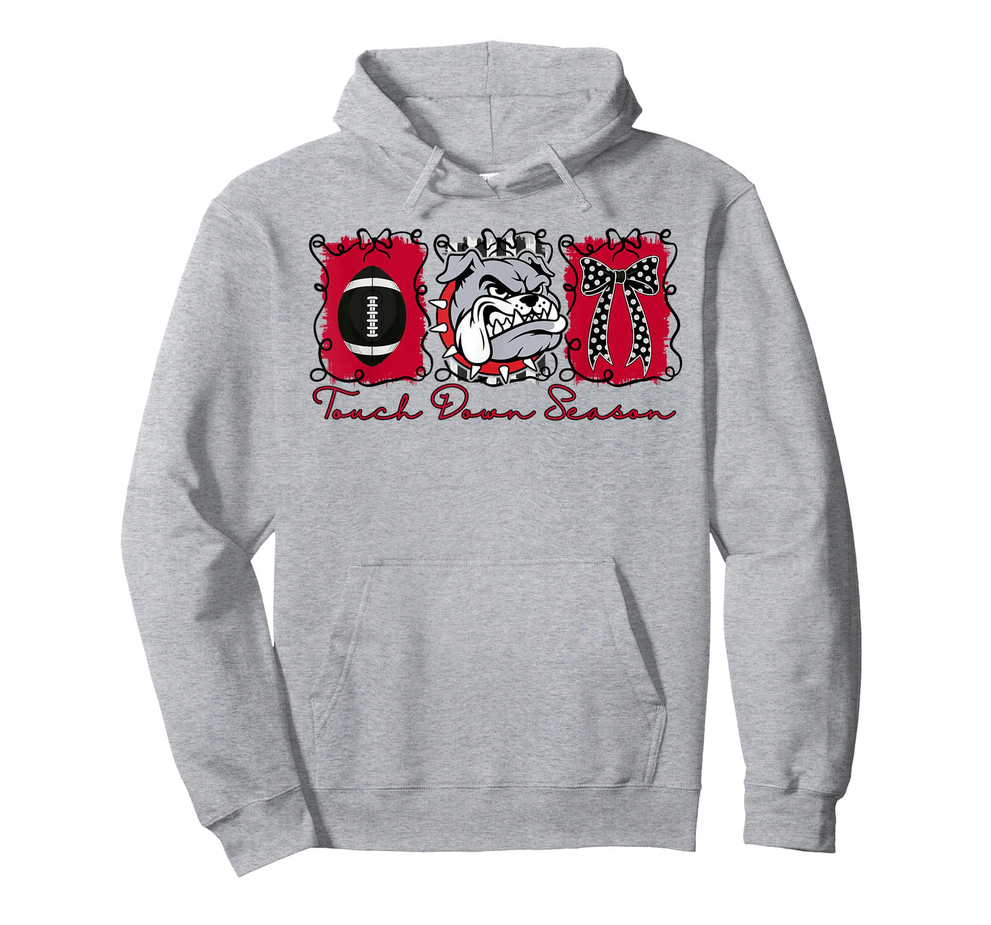 Bulldogs Football Game Day School Mascot Team Spirit T-Shirt