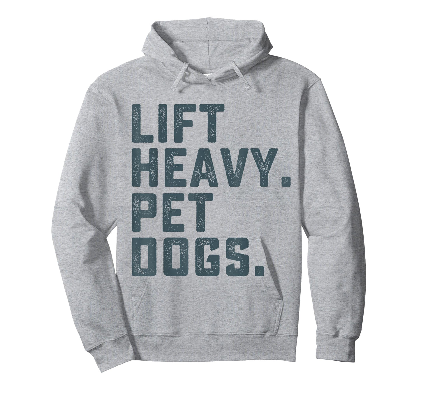 Lift Heavy Pet Dogs Funny Workout Fitness Gym Weightlifting T-Shirt