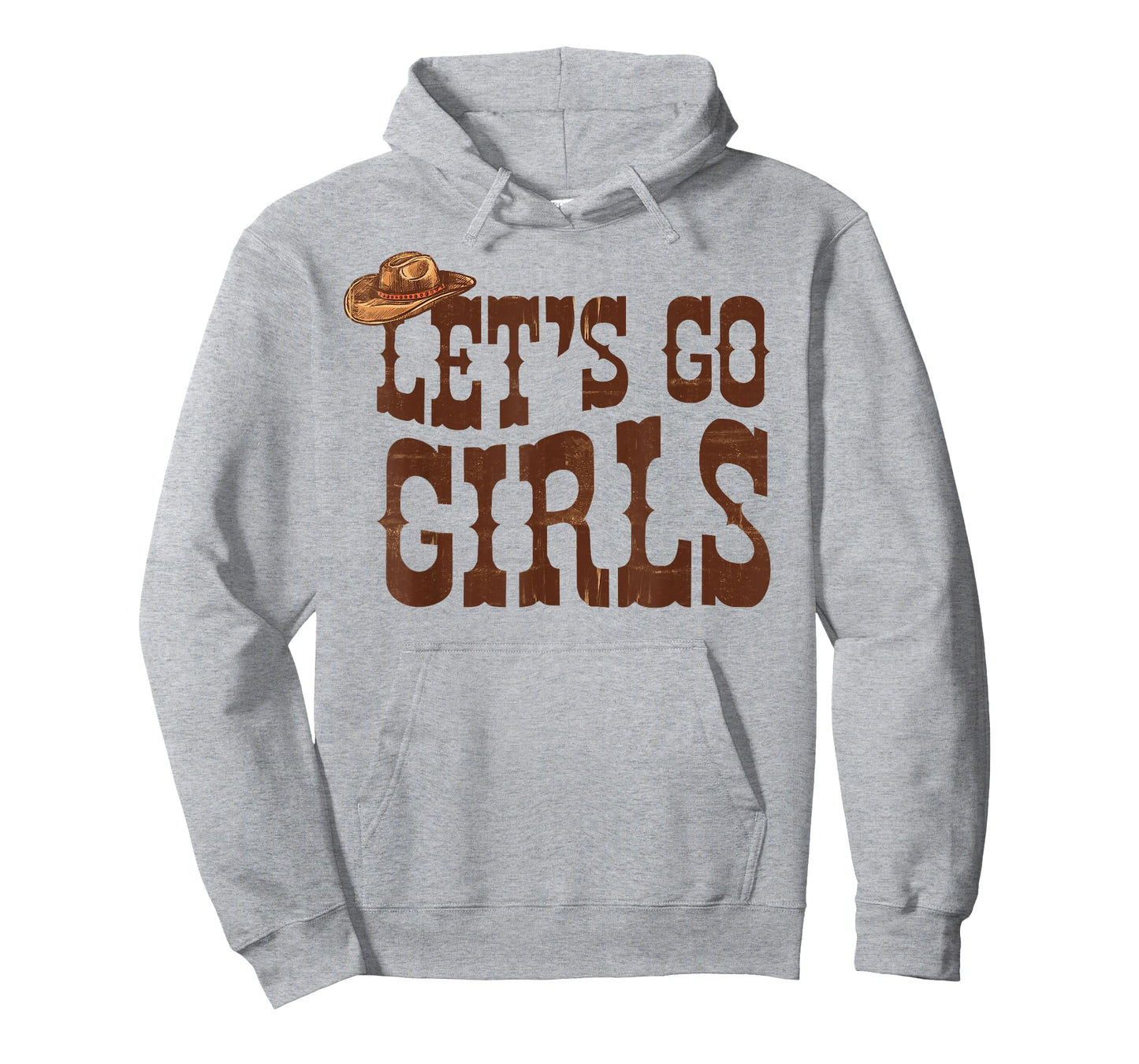 Let's Go Girls Cowgirl Hat Team Bride Bach Bachelorette T-Shirt