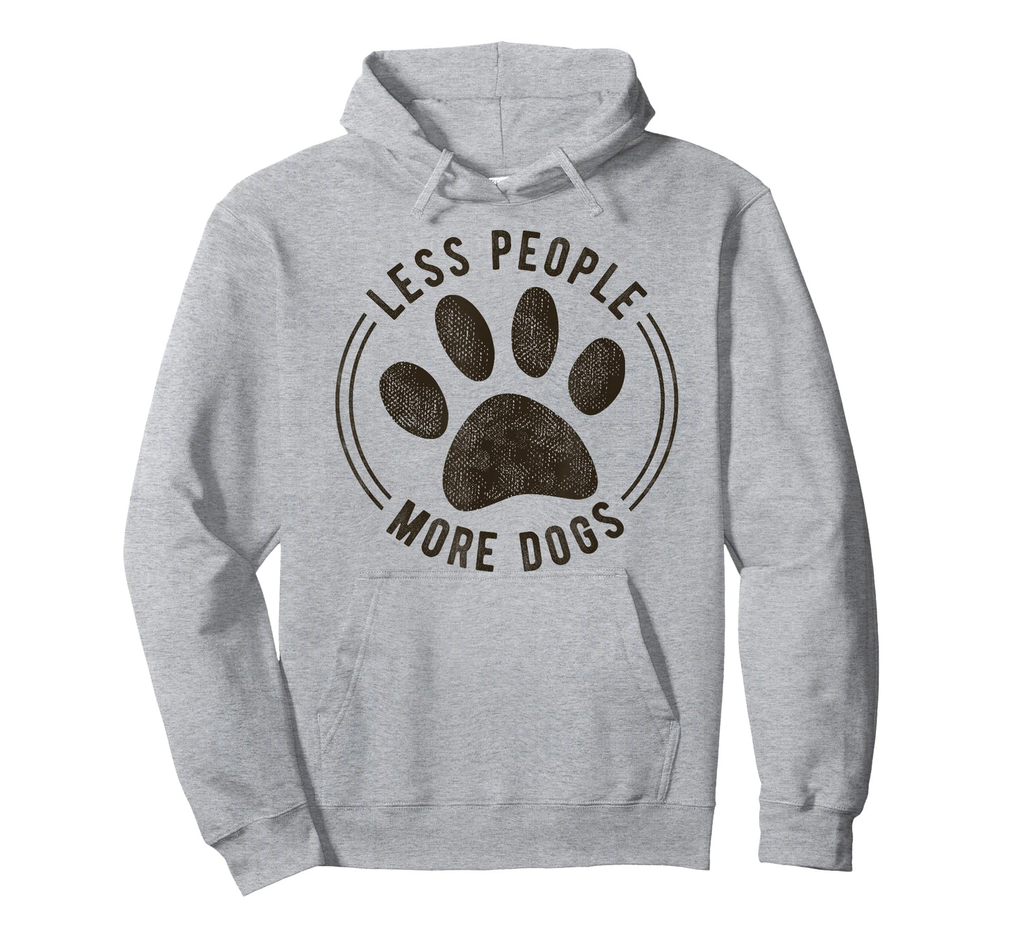 Less People More Dogs Funny Sarcastic Sayings Dog Lover Men Women Kids T-Shirt