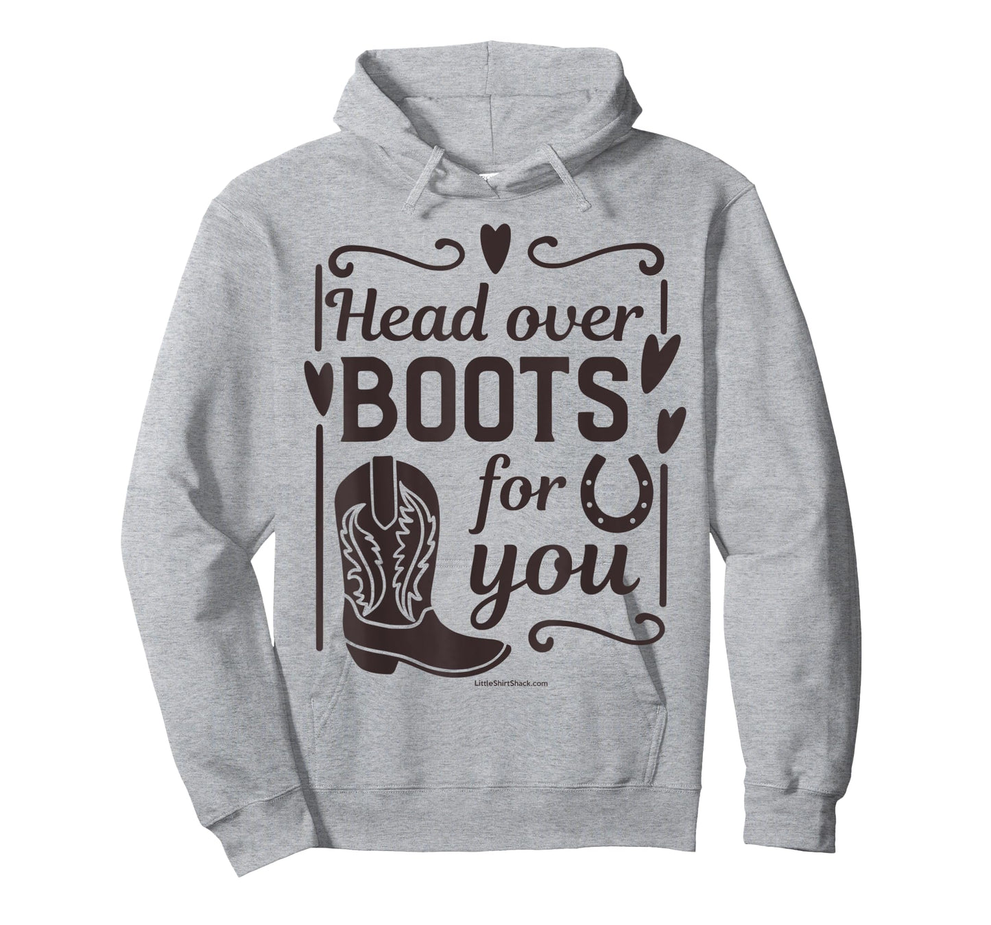 Head over Heels. Boots. Southern. Farmer South Country Funny T-Shirt