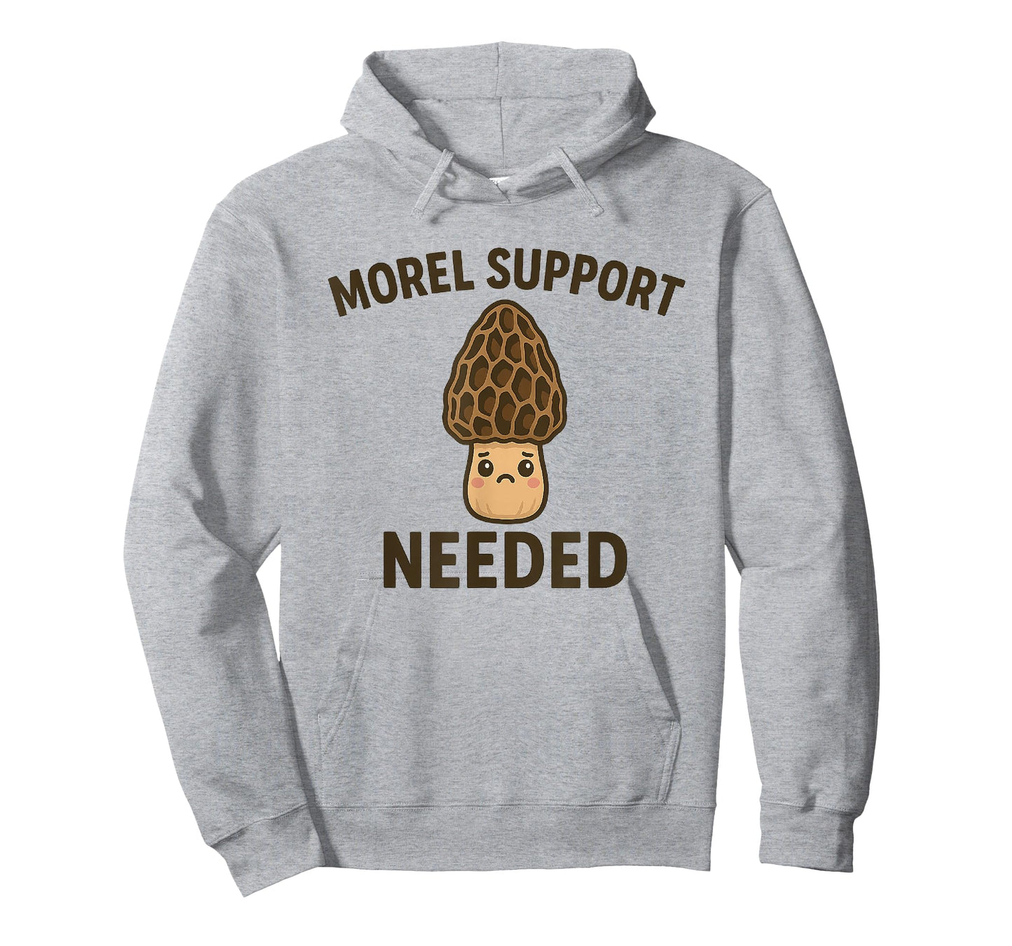Morel Support Needed Funny Mushroom Pun T-Shirt