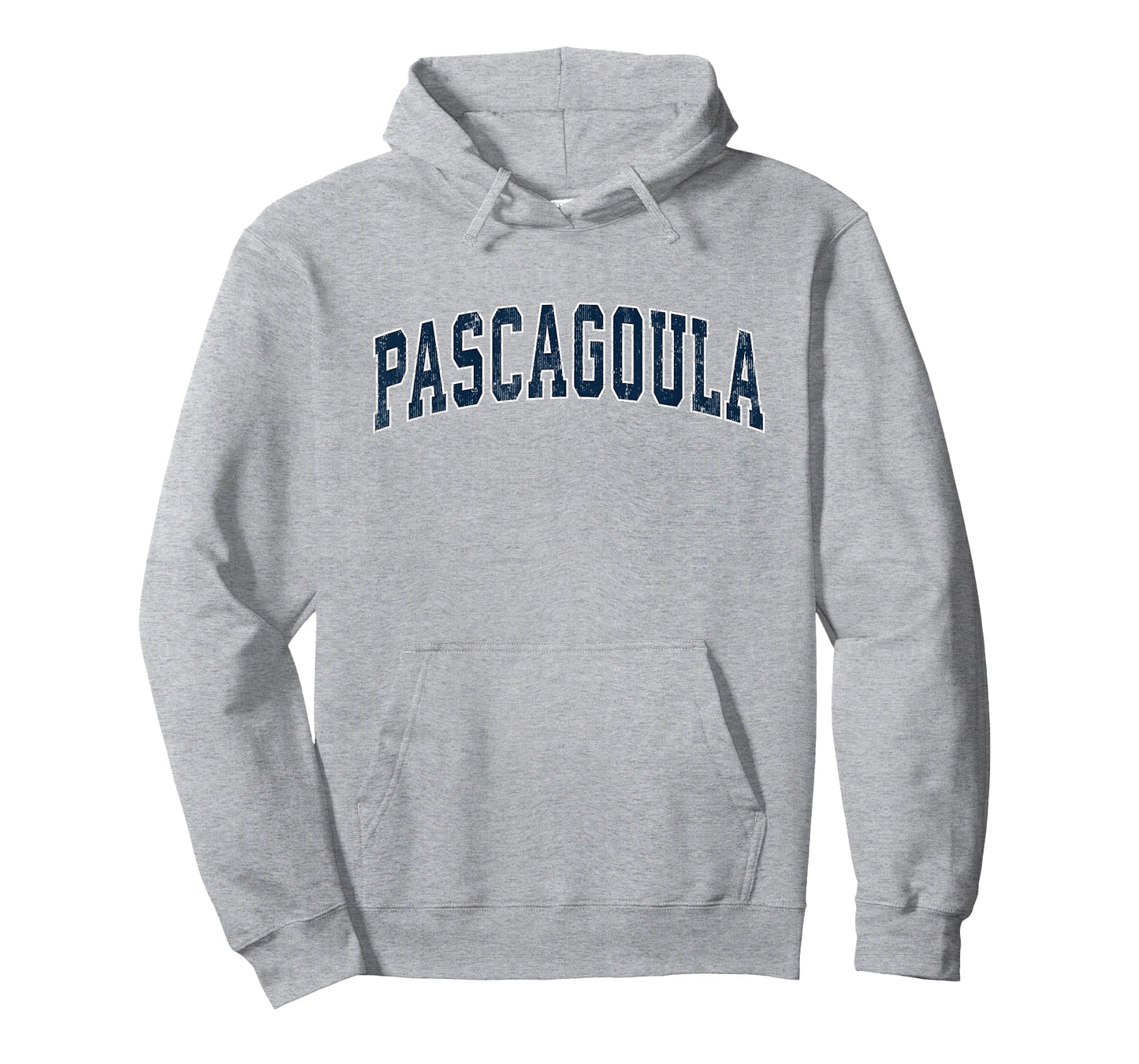 Pascagoula Mississippi MS Vintage Sports Design Navy Design T-Shirt
