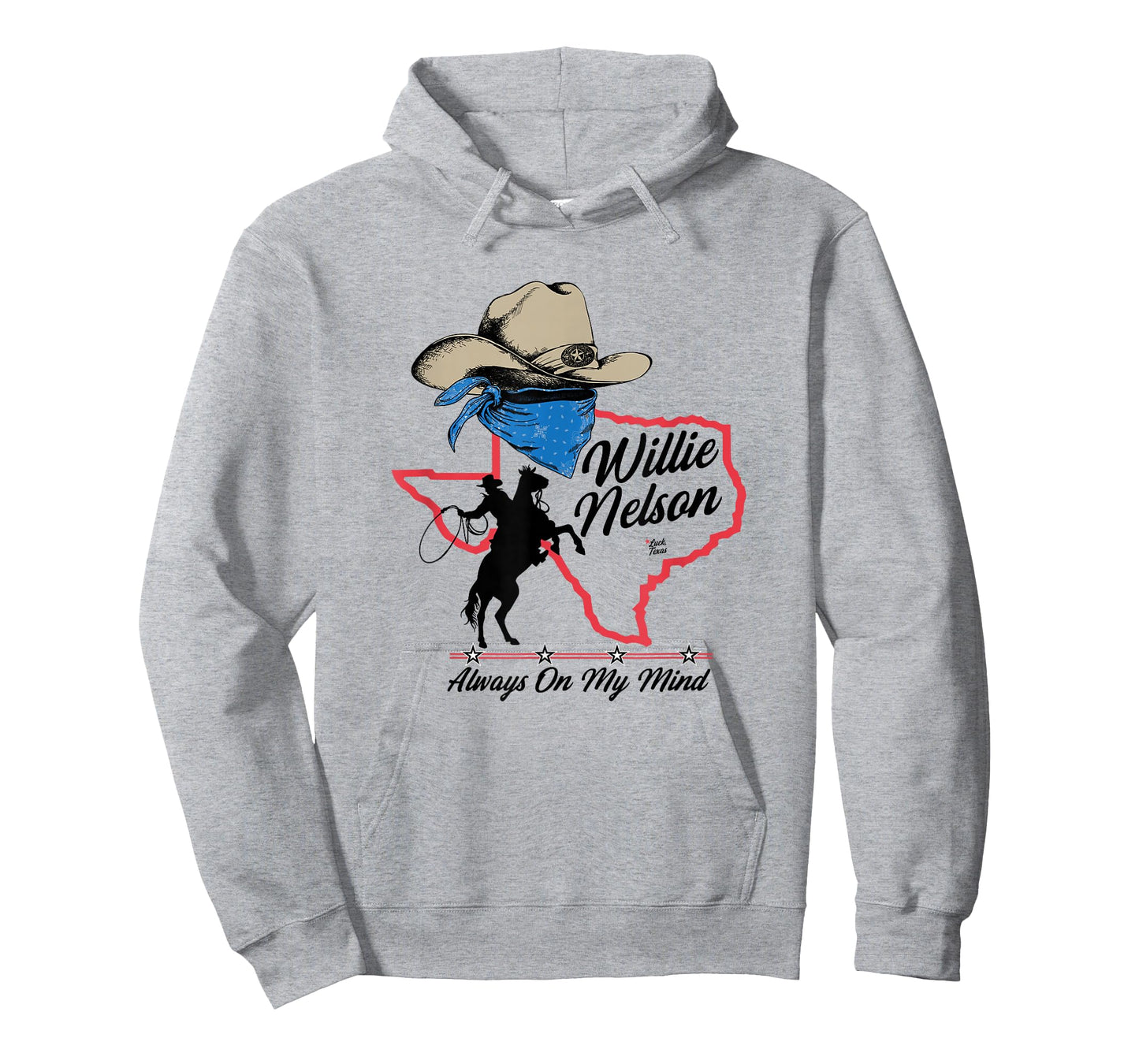 Official Willie Nelson Always On My Mind Black T-Shirt