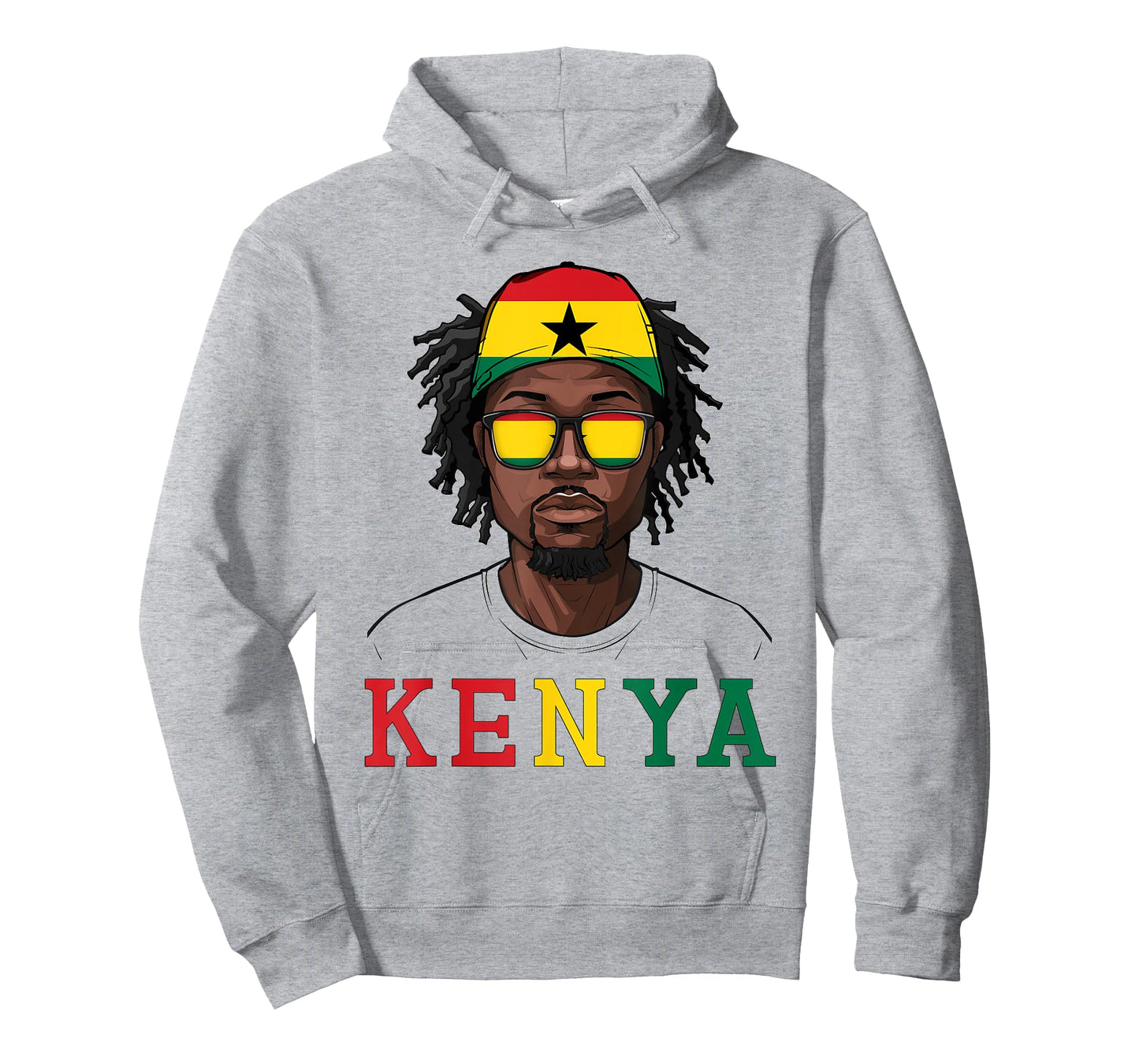 Kenyan Flag Souvenirs Man Uniform Country Kenya T-Shirt