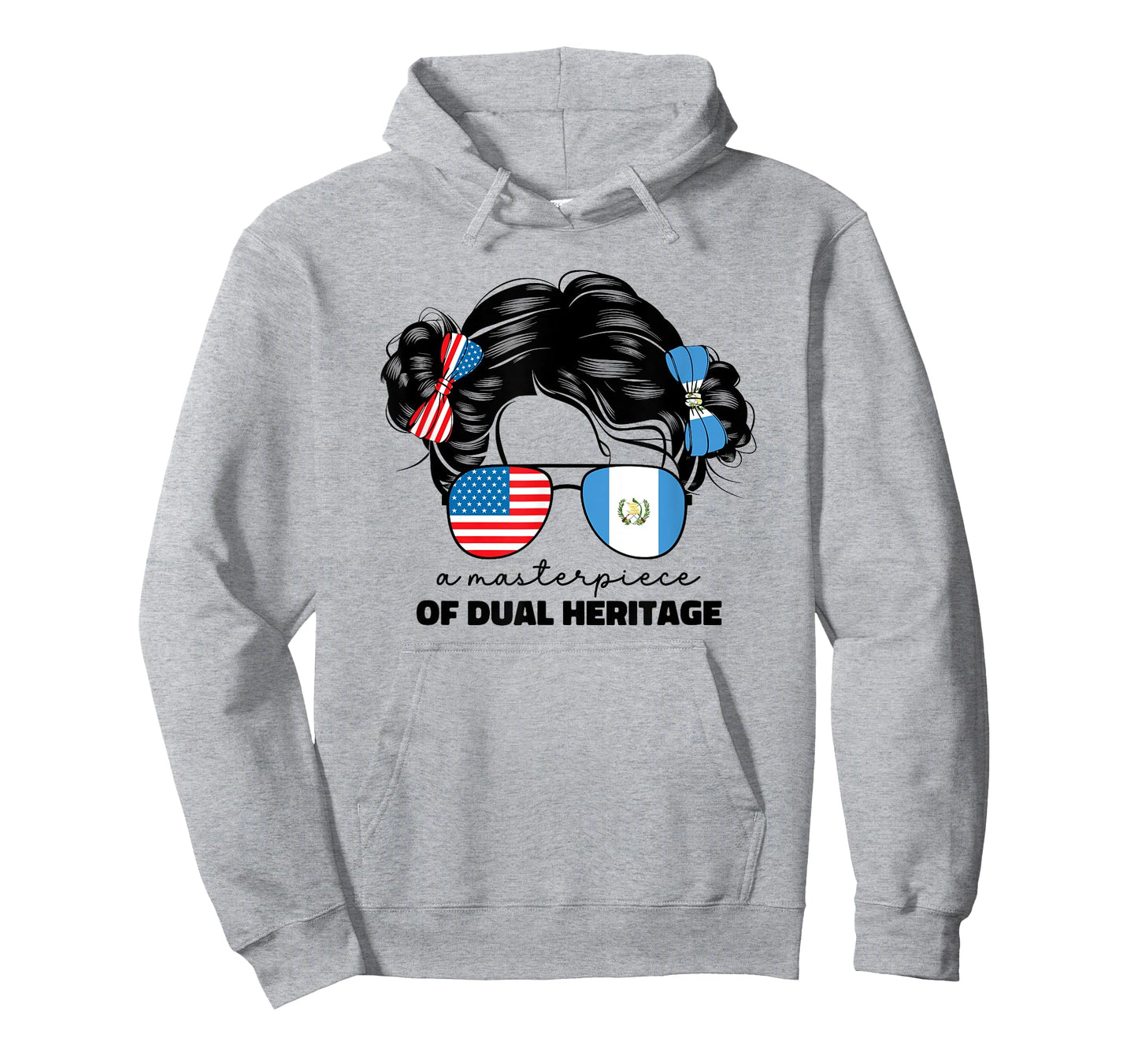 Half Guatemalan And American Guatemala Usa Flag Kids Girls T-Shirt
