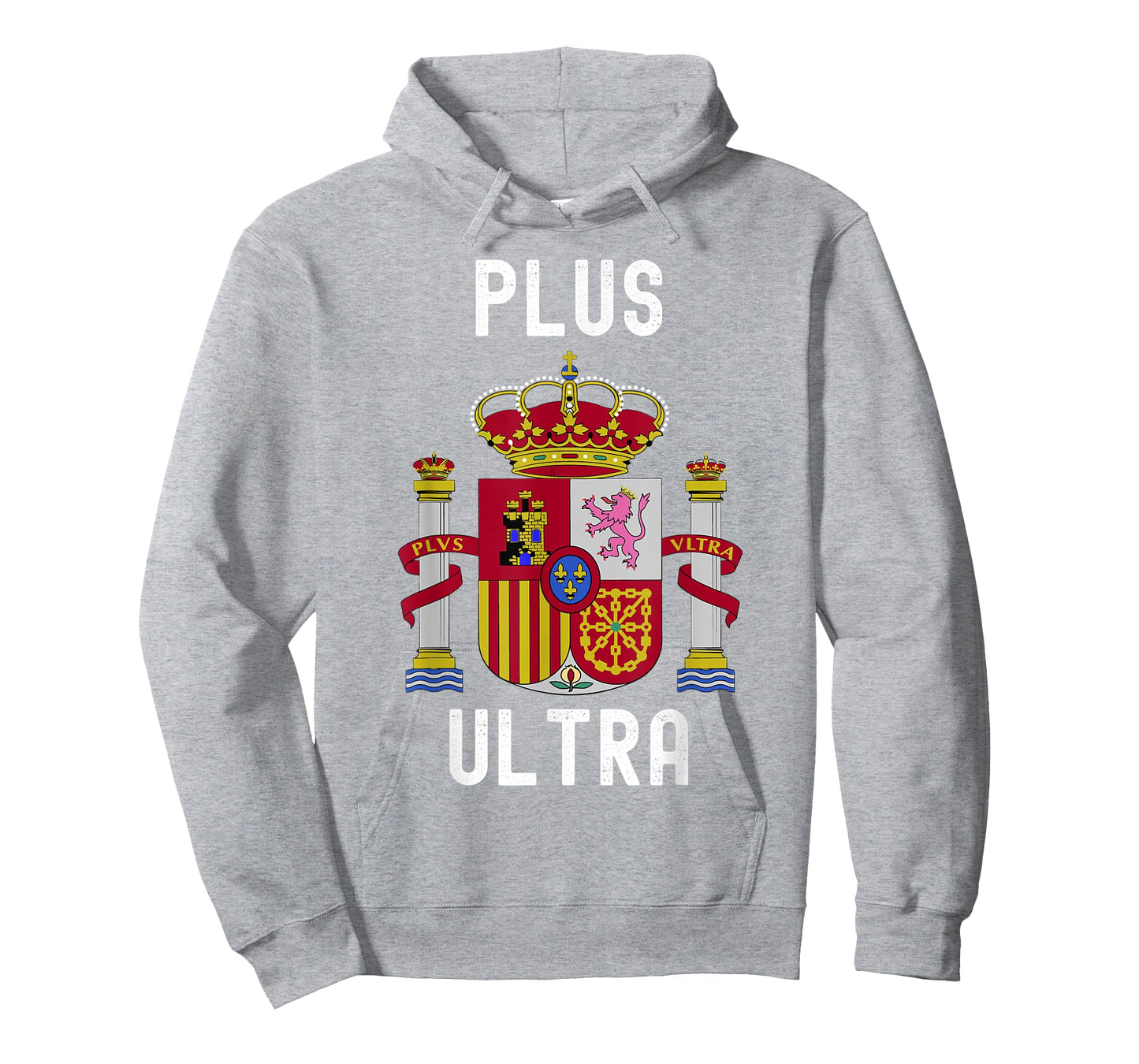 Plus Ultra Spain Flag Patriotic Kids Boys Womens Mens Red T-Shirt
