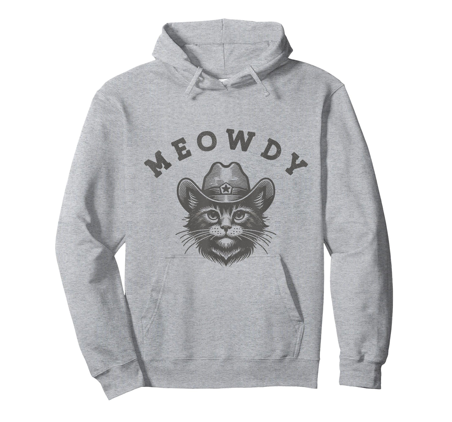 Meowdy Country Music Vintage Funny Western Cowboy Cat T-Shirt