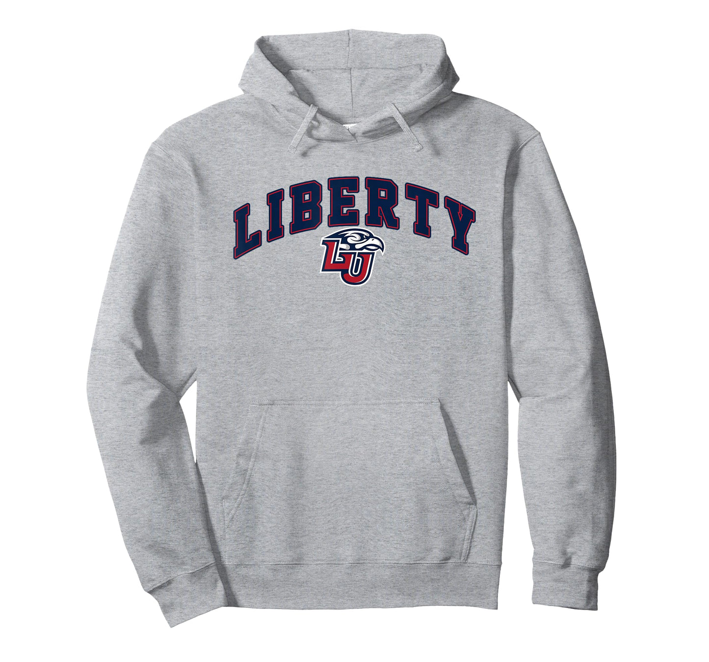 Liberty University Flames Block Stacked T-Shirt