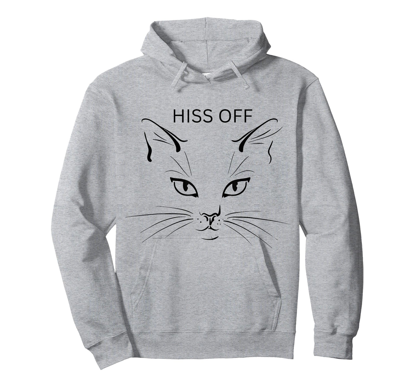Hiss off cat funny sarcastic cats cat lovers. T-Shirt