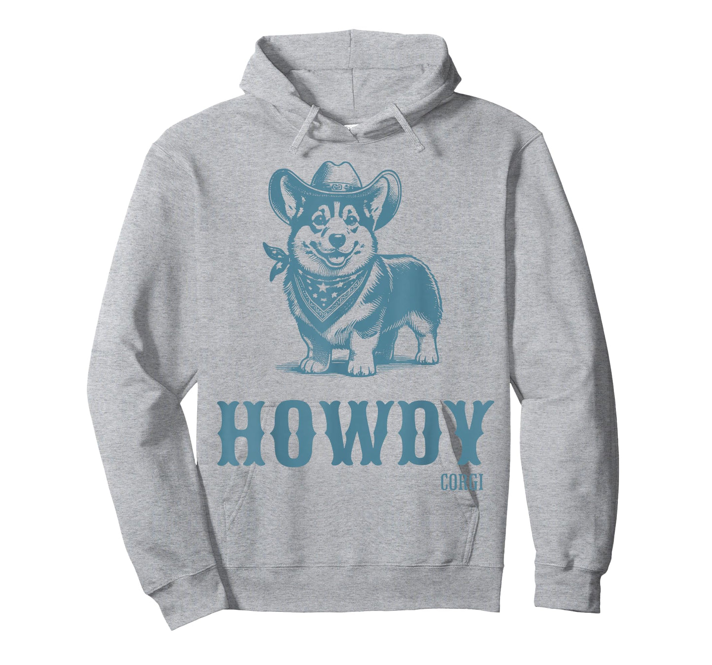 Retro Howdy Corgi Cowboy Western Country Cowboy Cowgirl T-Shirt