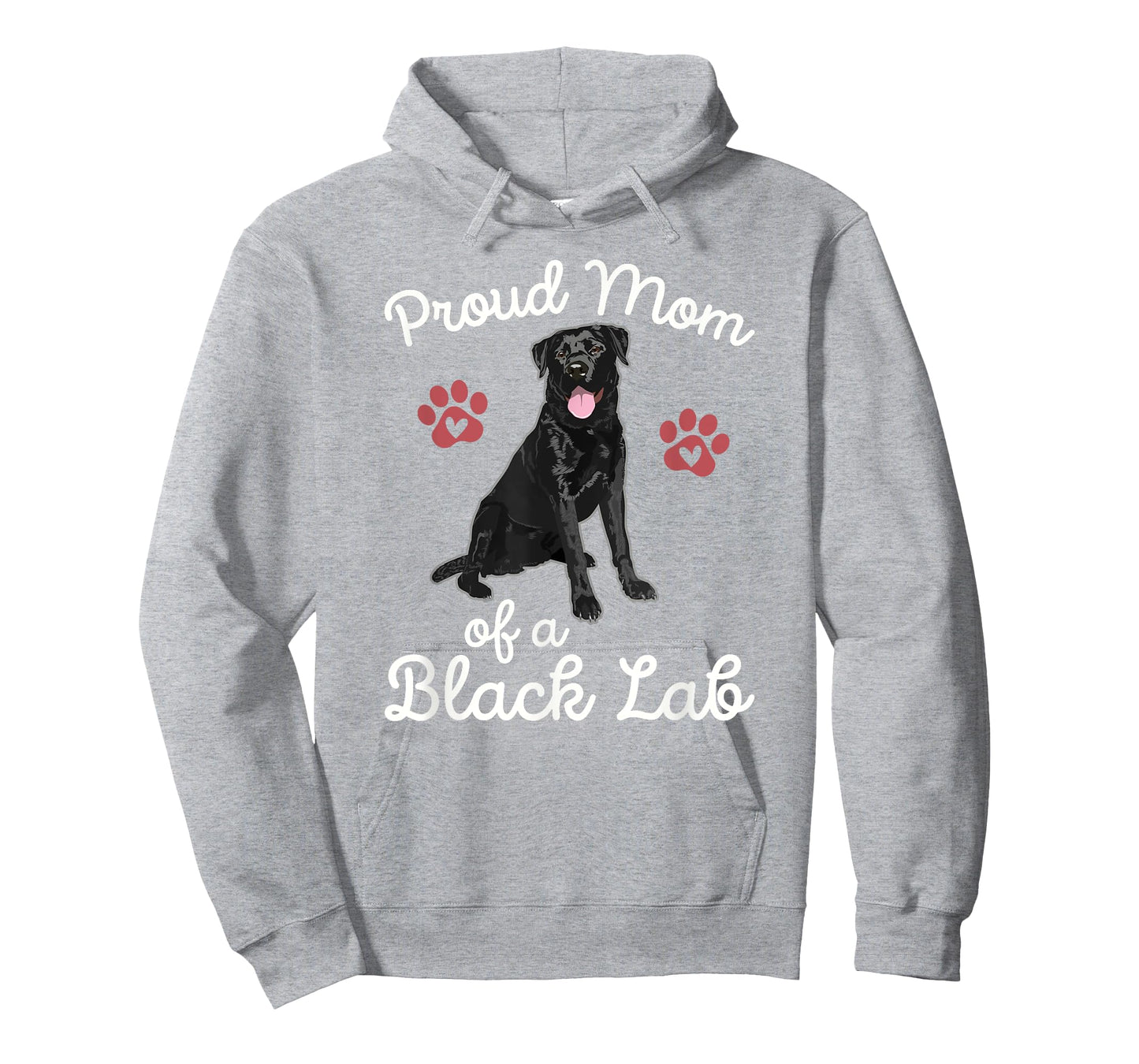 Proud Mom of a Black Lab Dog Labrador Retriever Pet Owner T-Shirt
