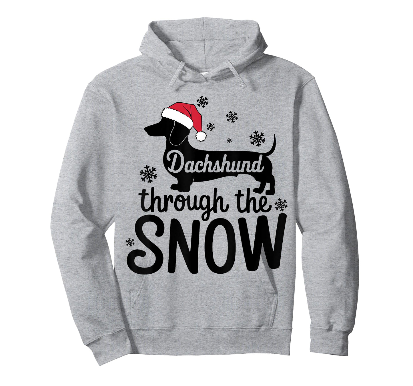 Dachshund Through The Snow Christmas Dachshund Lover Owner T-Shirt