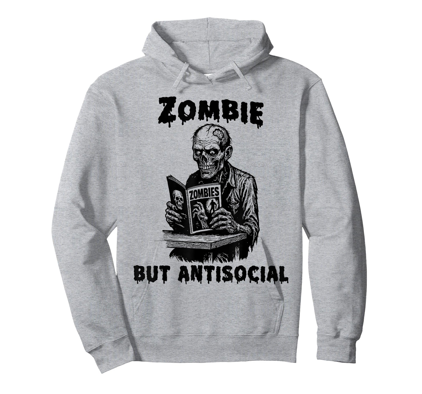 Funny Introverted Zombie Reading Comic Books T-Shirt