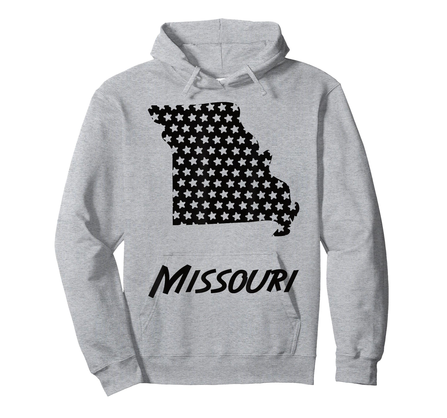 Missouri USA State Outline Stars Vintage Retro Design T-Shirt