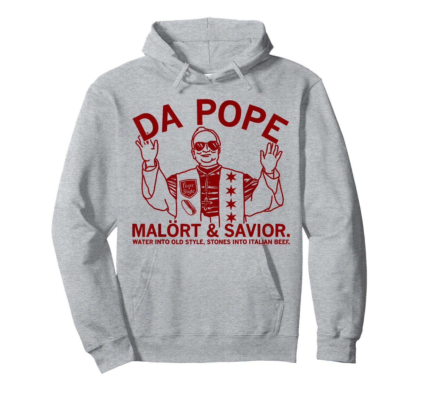 Da Pope Malört & Savior Meme Design T-Shirt