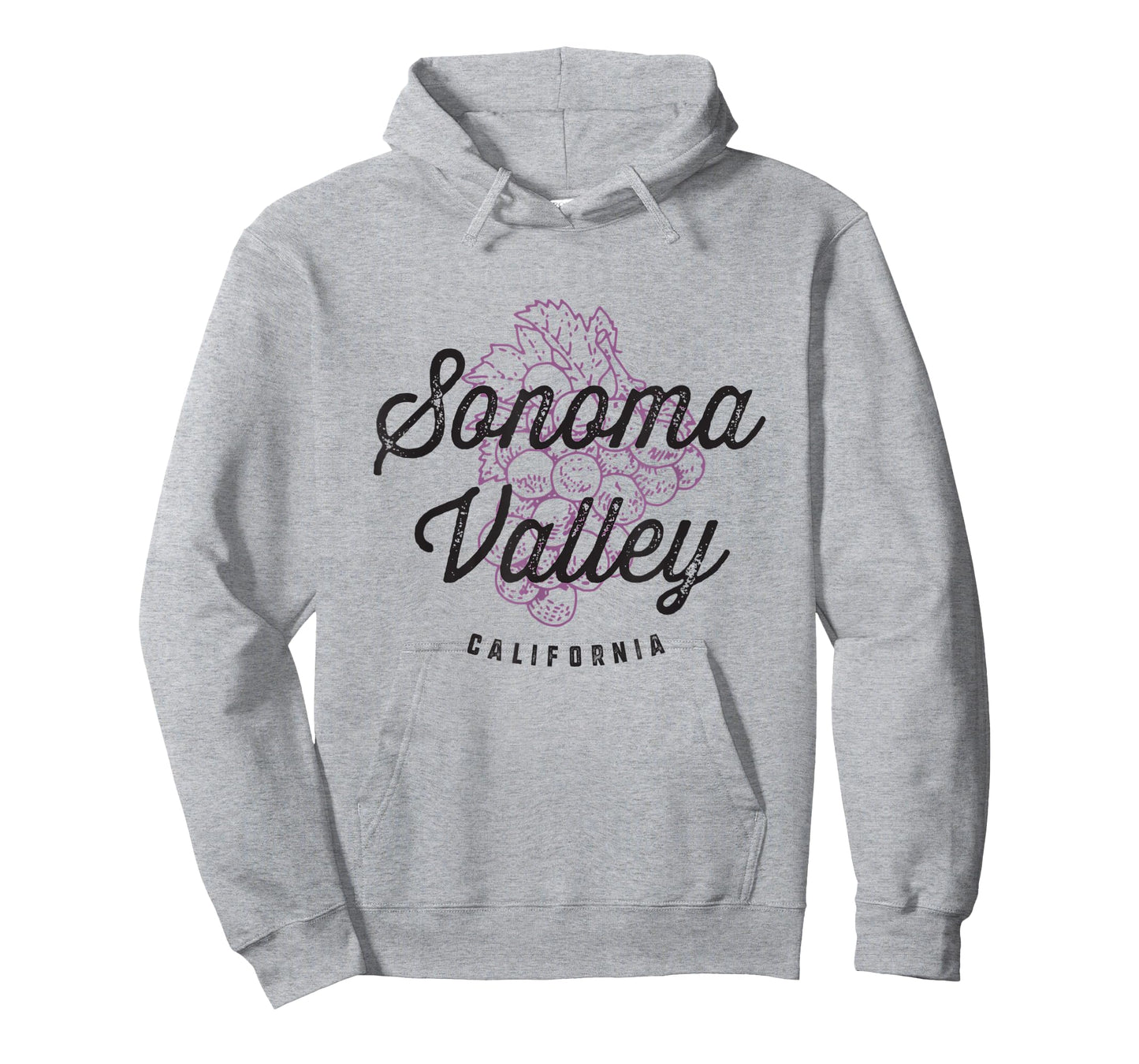 Sonoma Valley California Wine Country Vintage Grapes T-Shirt