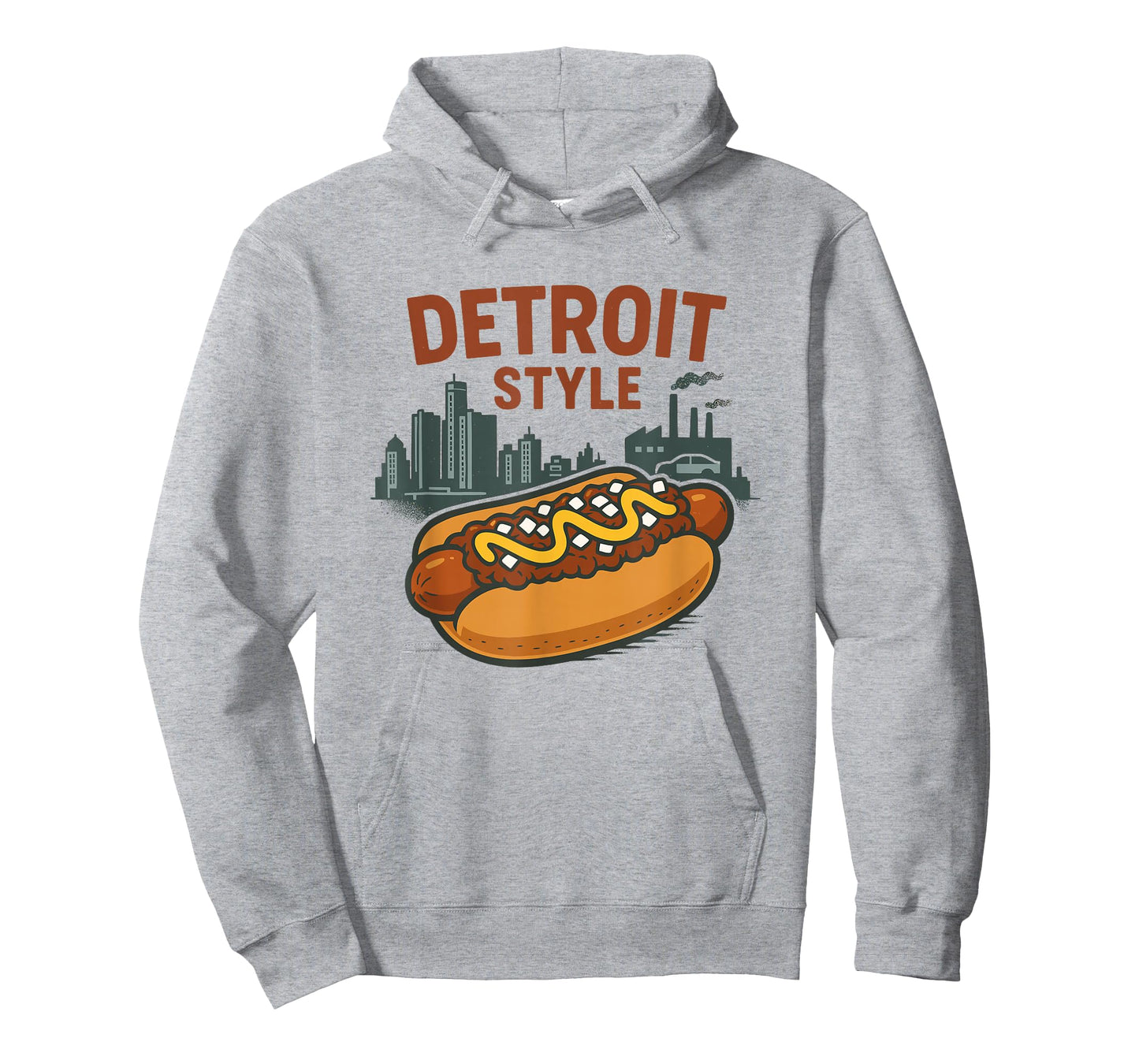 Detroit Style Hot Dog Funny Coney Dog Lover T-Shirt