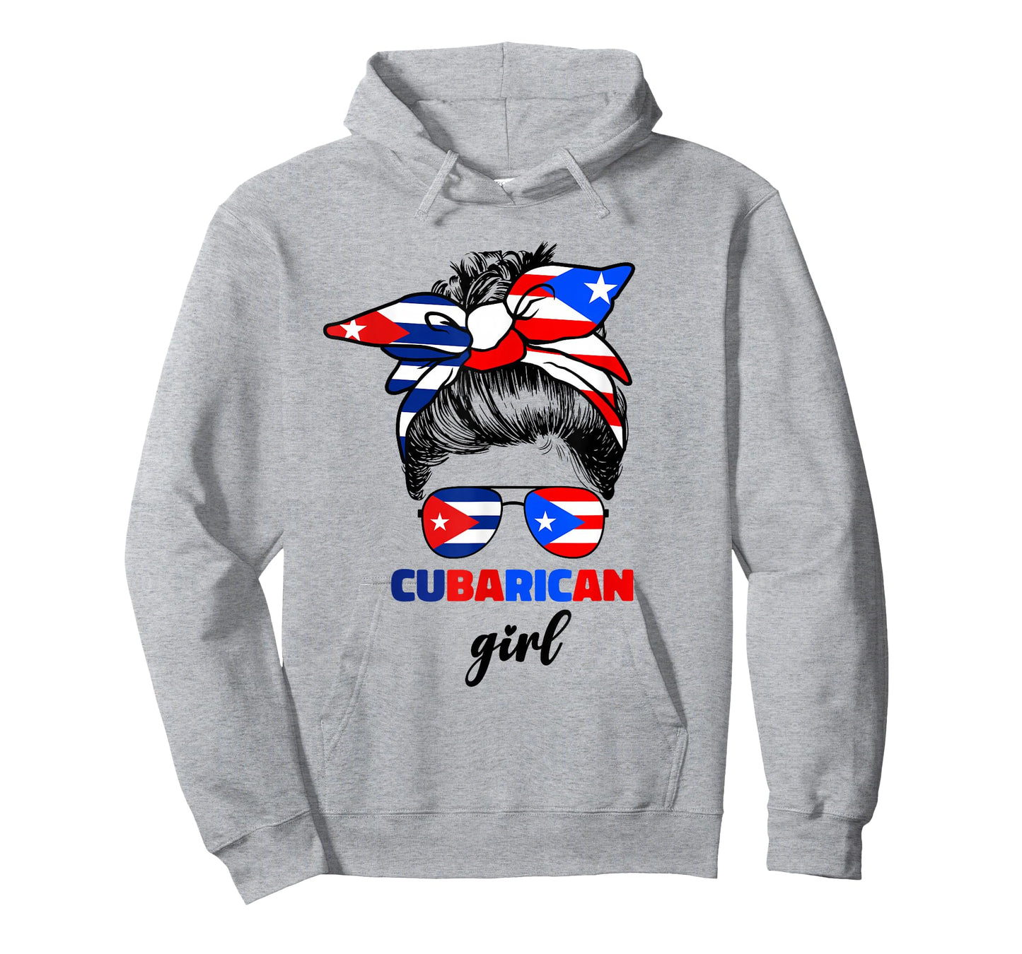 Half Cuban And Puerto Rican Rico Cuba Flag Cubarican Girl T-Shirt