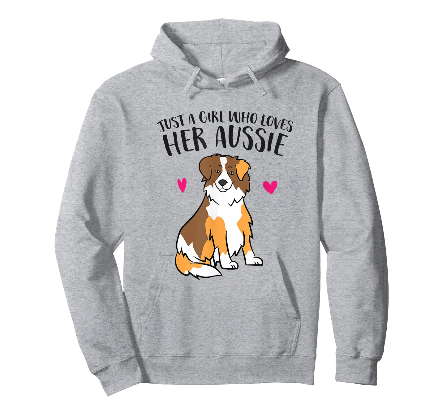 Just a Girl Who Loves Australian Shepherds Aussie Dog Girl T-Shirt