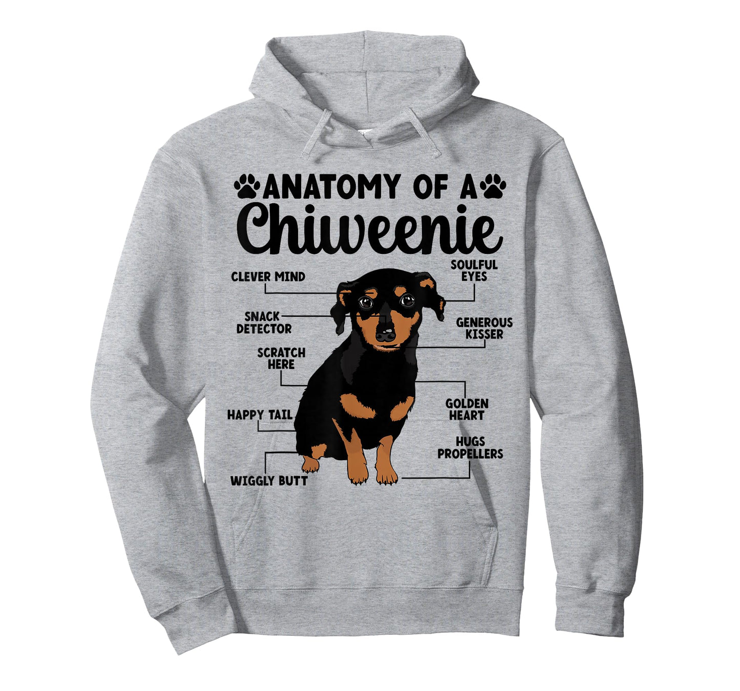 Anatomy Of A Chiweenie Owner Chiweenie Mom Chiweenie Dad T-Shirt