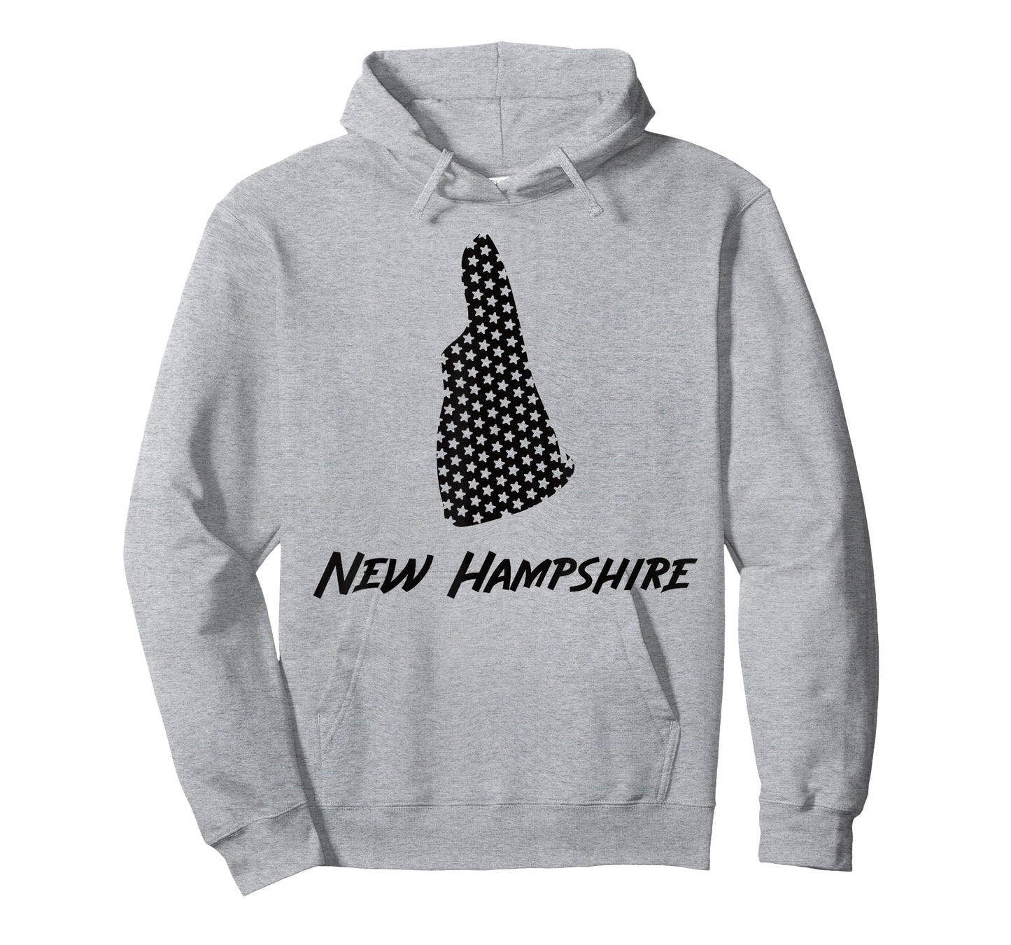 New Hampshire USA State Outline Stars Vintage Retro Design T-Shirt