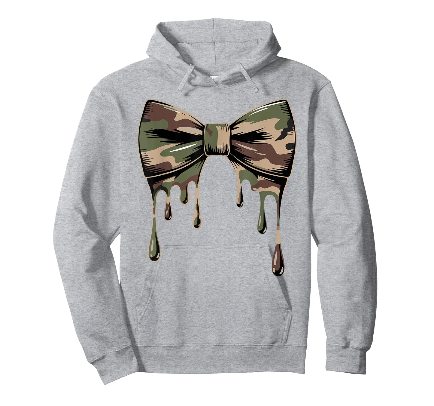 Camouflage Old Camo Bow Cute Country Hunting Women Girl T-Shirt
