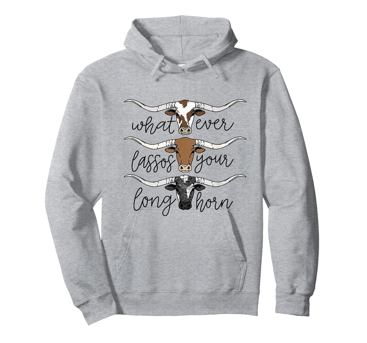 Whatever Lassos Your Longhorn Western Cowgirl T-Shirt