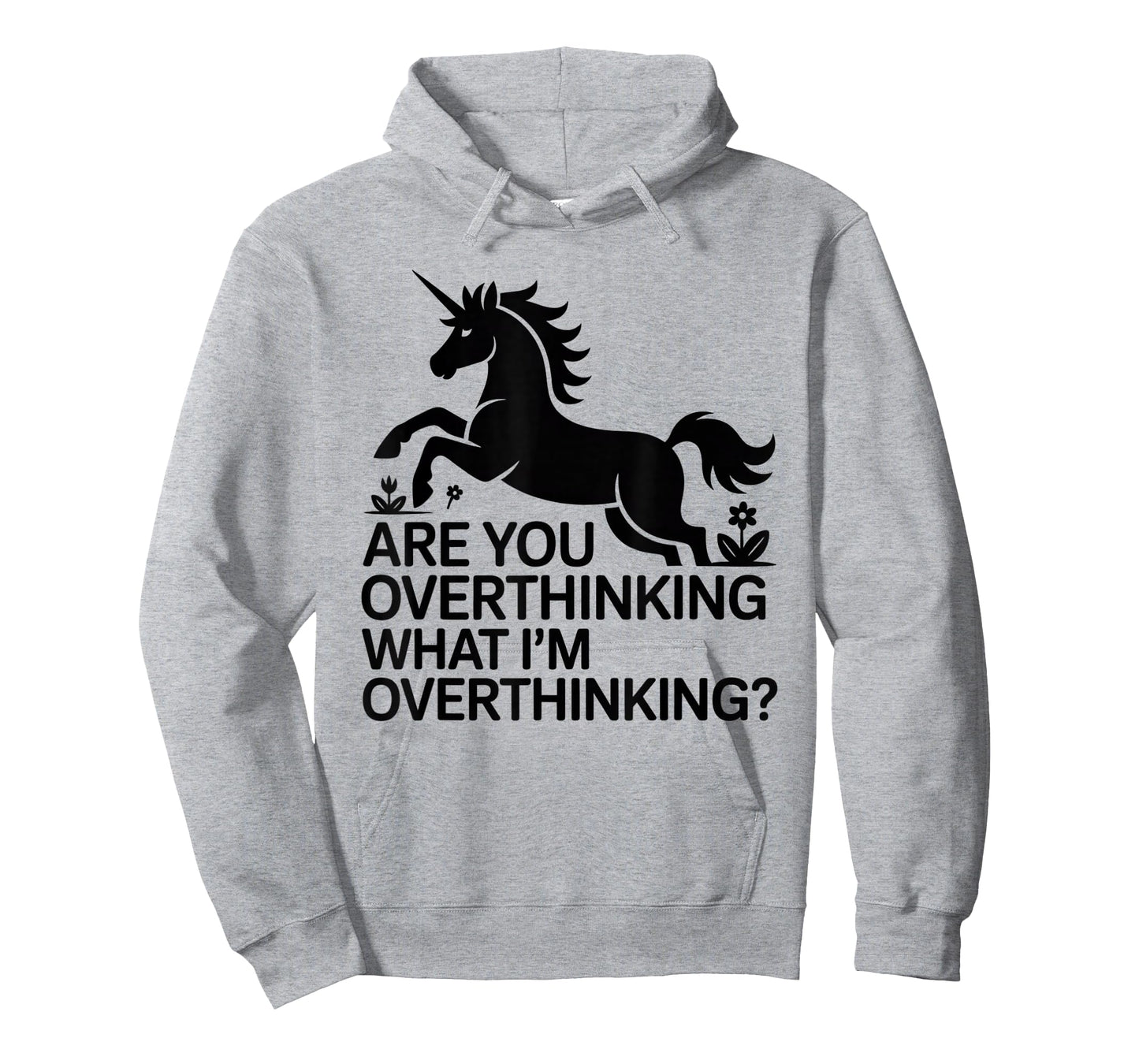 Horse are You Overthinking What I'm Overthinking Unicorn T-Shirt