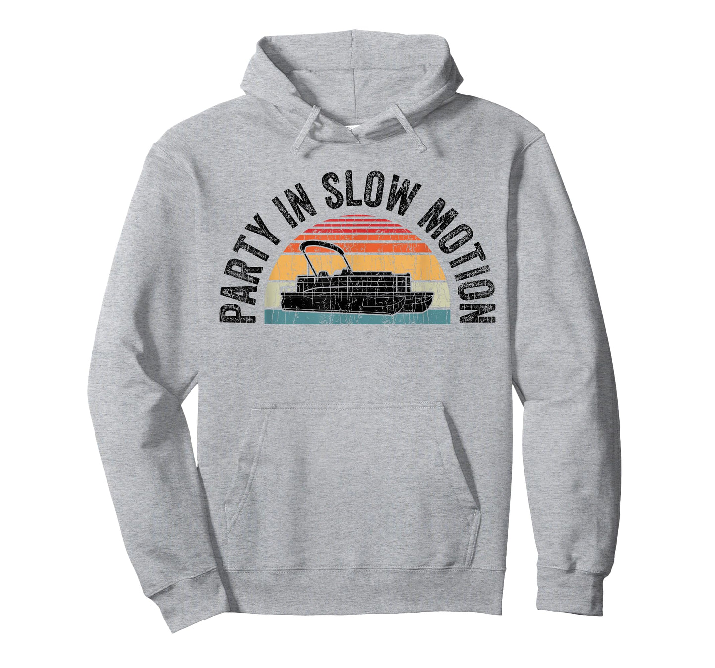 Best Pontoon Captain Apparel Gifts Boat Party In Slow Motion T-Shirt
