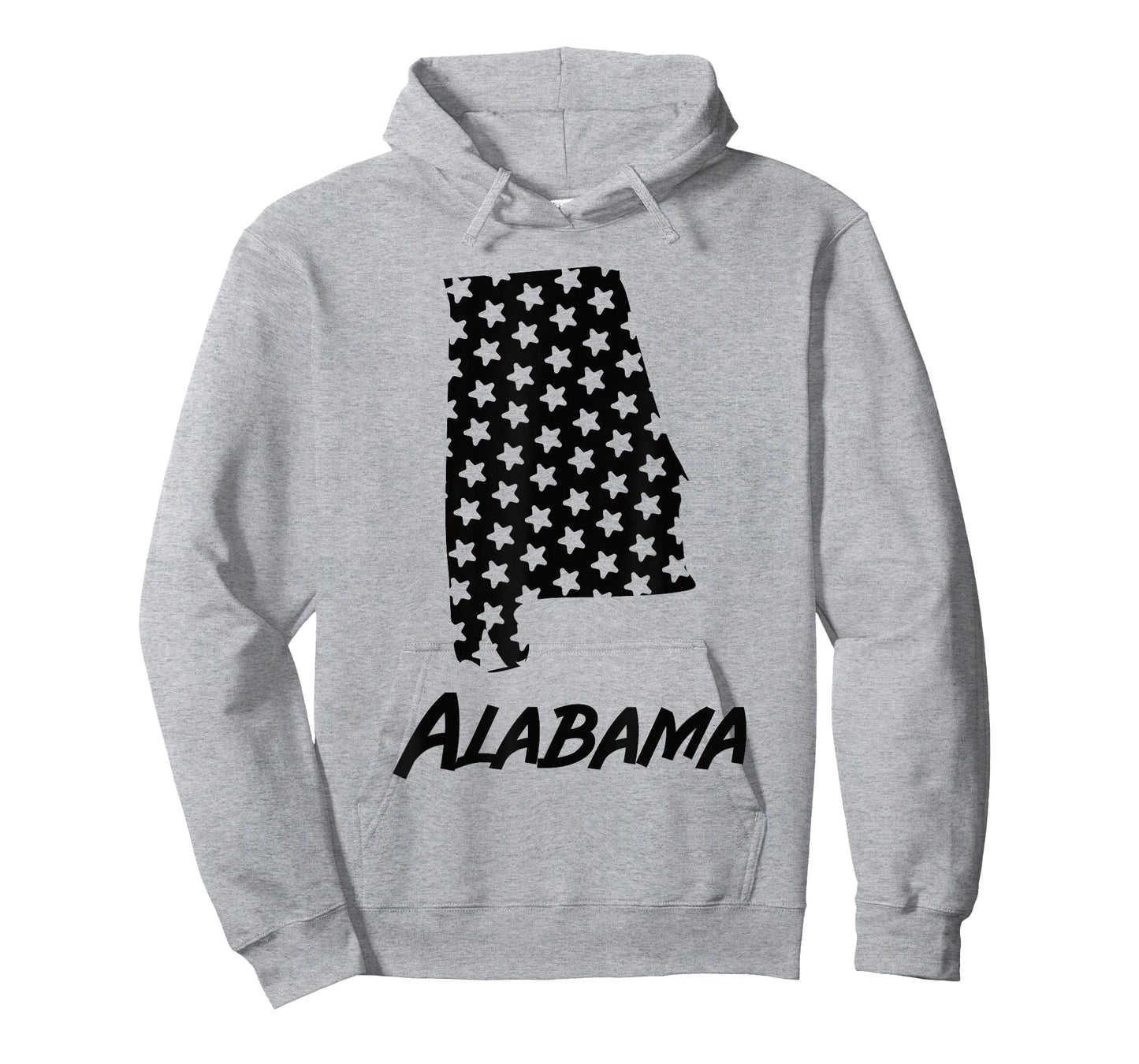 Alabama USA State Outline Stars Vintage Retro Design T-Shirt