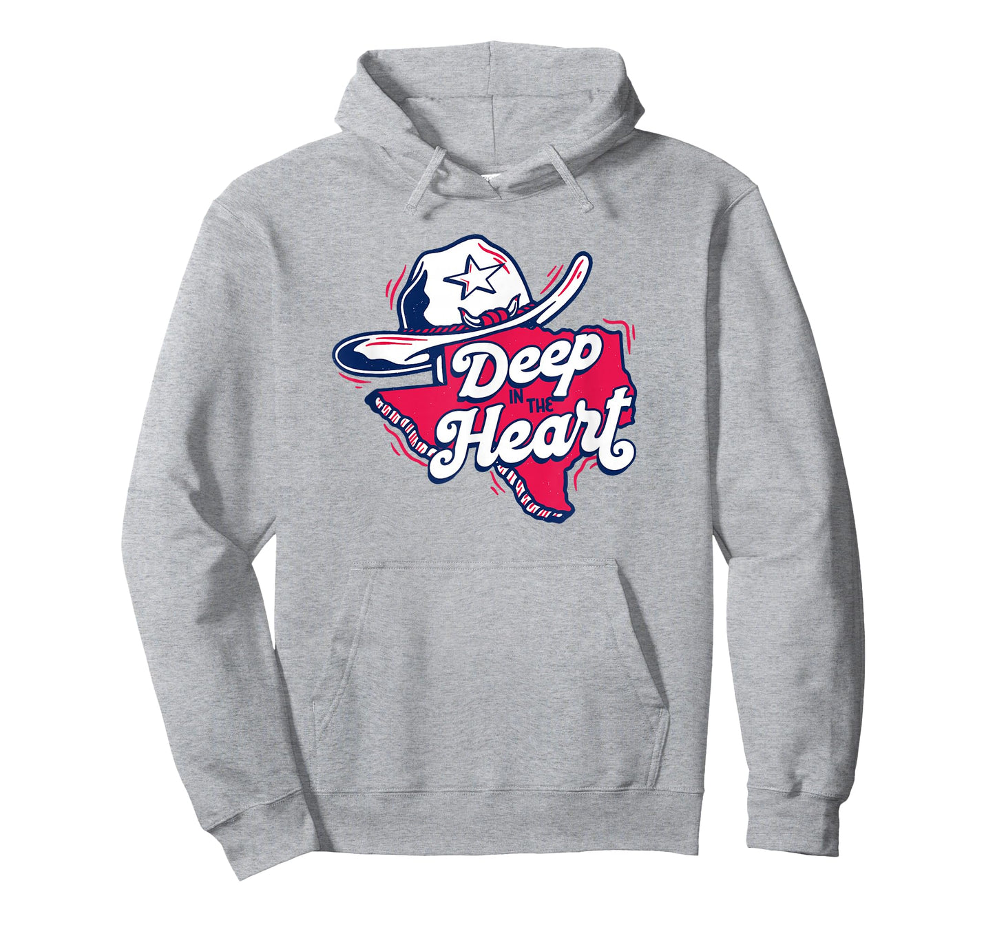 Deep in the Heart Vintage Texas Cartoon Proud Texan T-Shirt